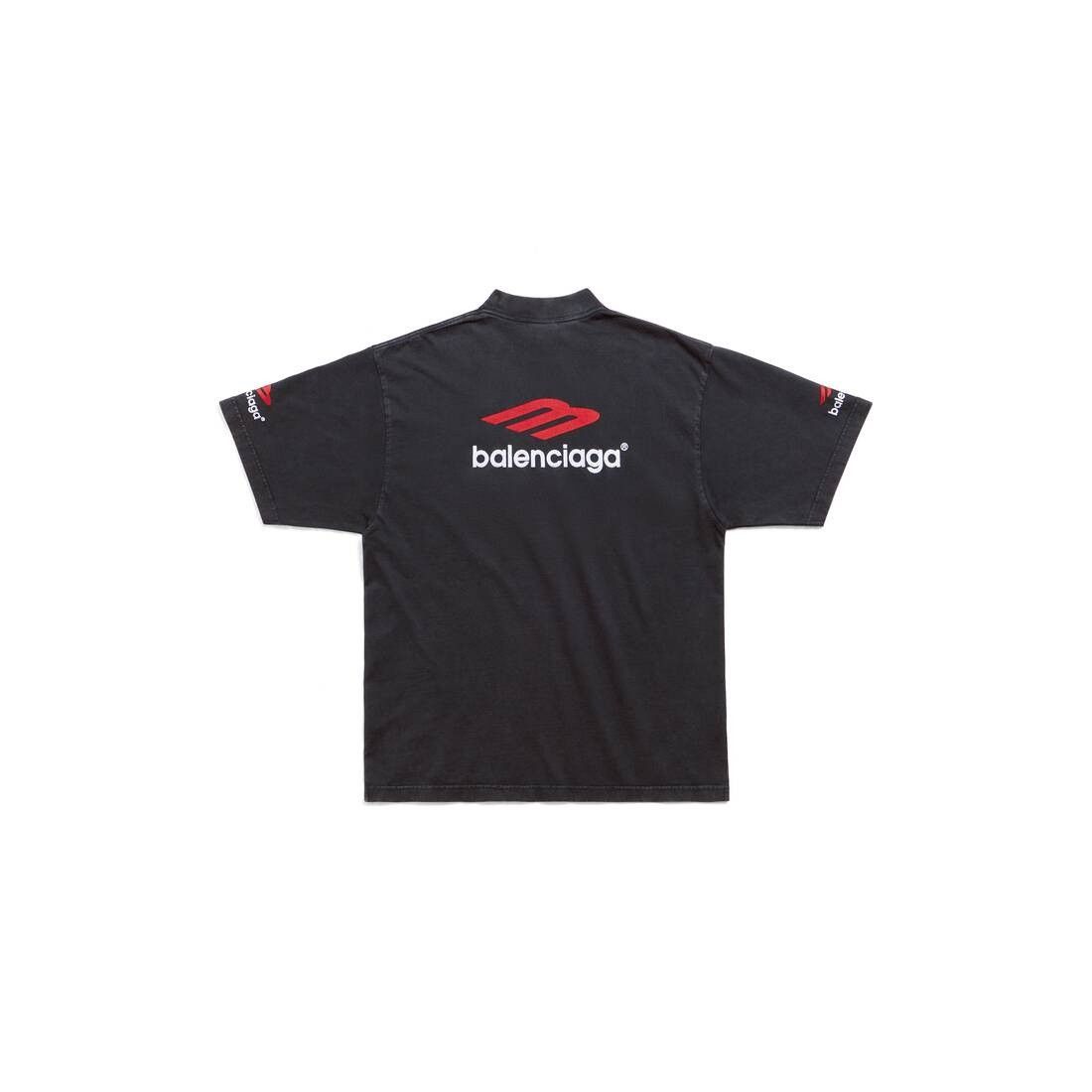 Balenciaga o1w1db10525 3B Sports Icon T-Shirt Medium Fit in Black Size US XS / EU 42 / 0 - 2 Thumbnail
