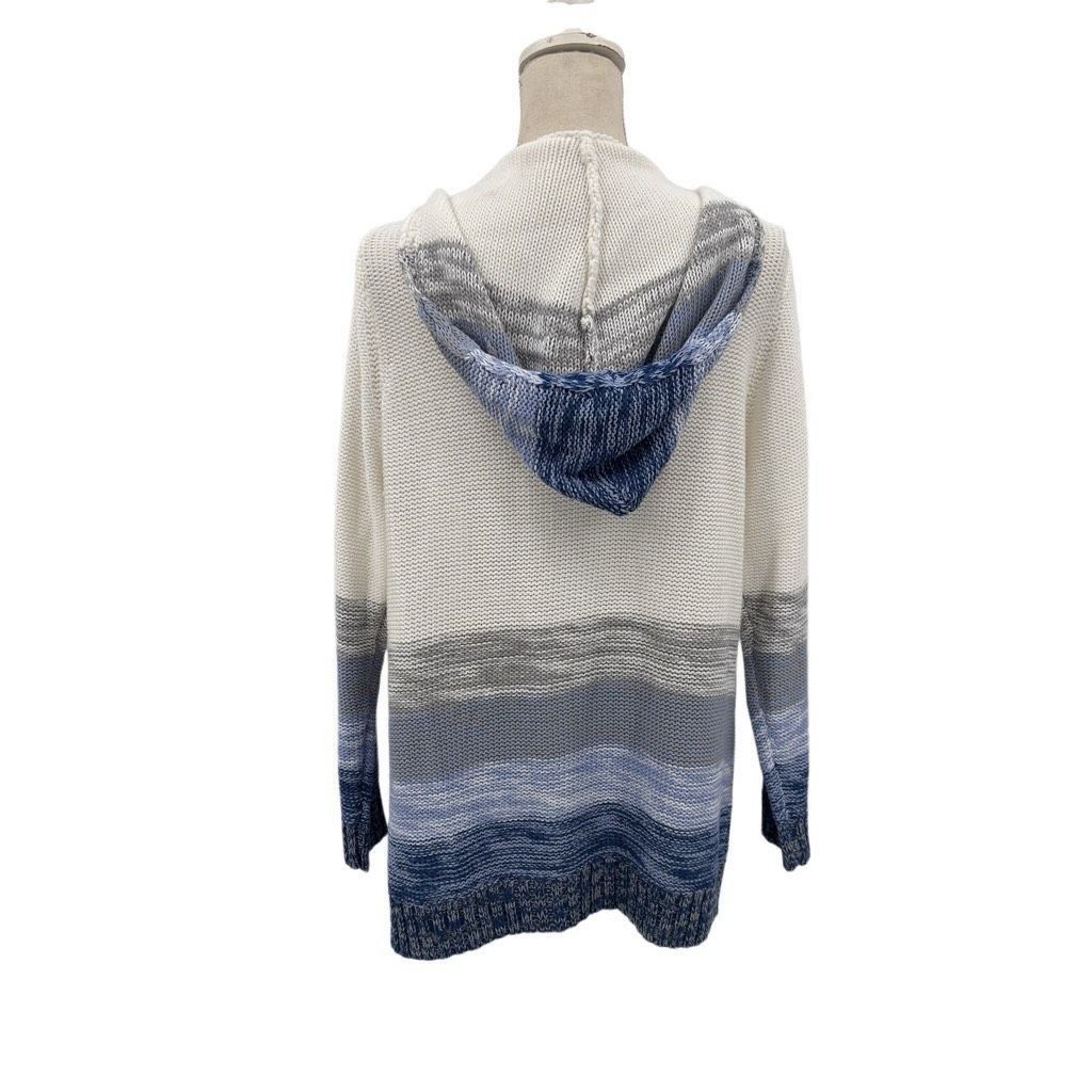 Other Lola Ombre Knit Stripe Open Front Hooded Cardigan Sweater M Size M / US 6-8 / IT 42-44 - 2 Thumbnail