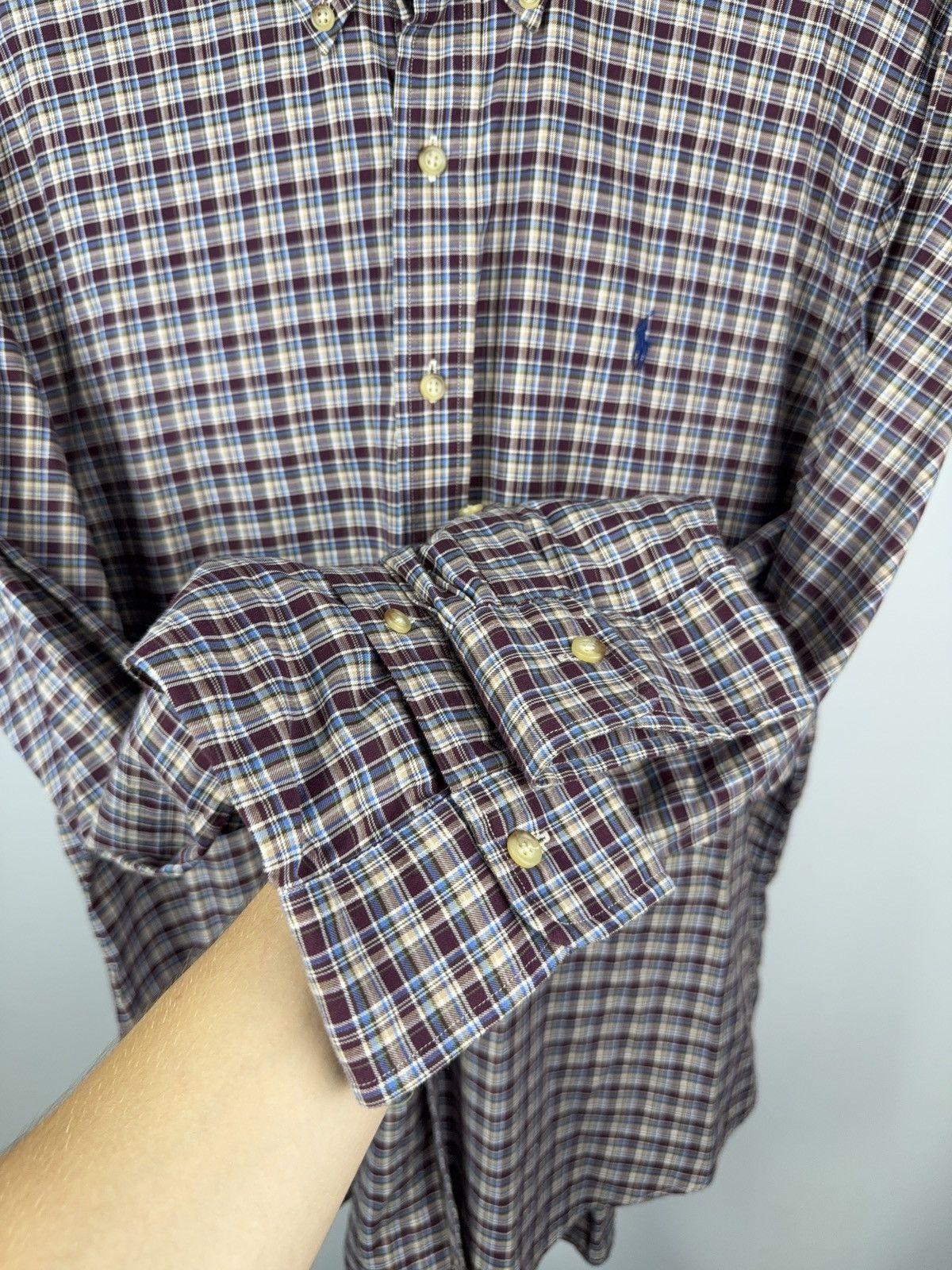 Polo Ralph Lauren Vntg Polo Ralph Lauren Plaid pattern Cowboy Western Shirt Size US XXL / EU 58 / 5 - 12 Thumbnail