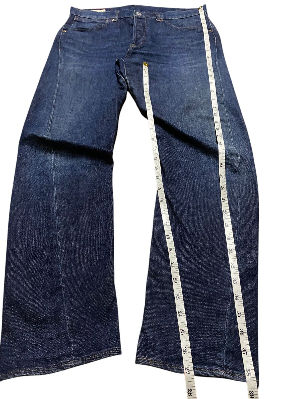 Levi's Vintage Levis Engineered Twisted Leg Blue Wash Slim Jeans Size US 32 / EU 48 - 13 Thumbnail