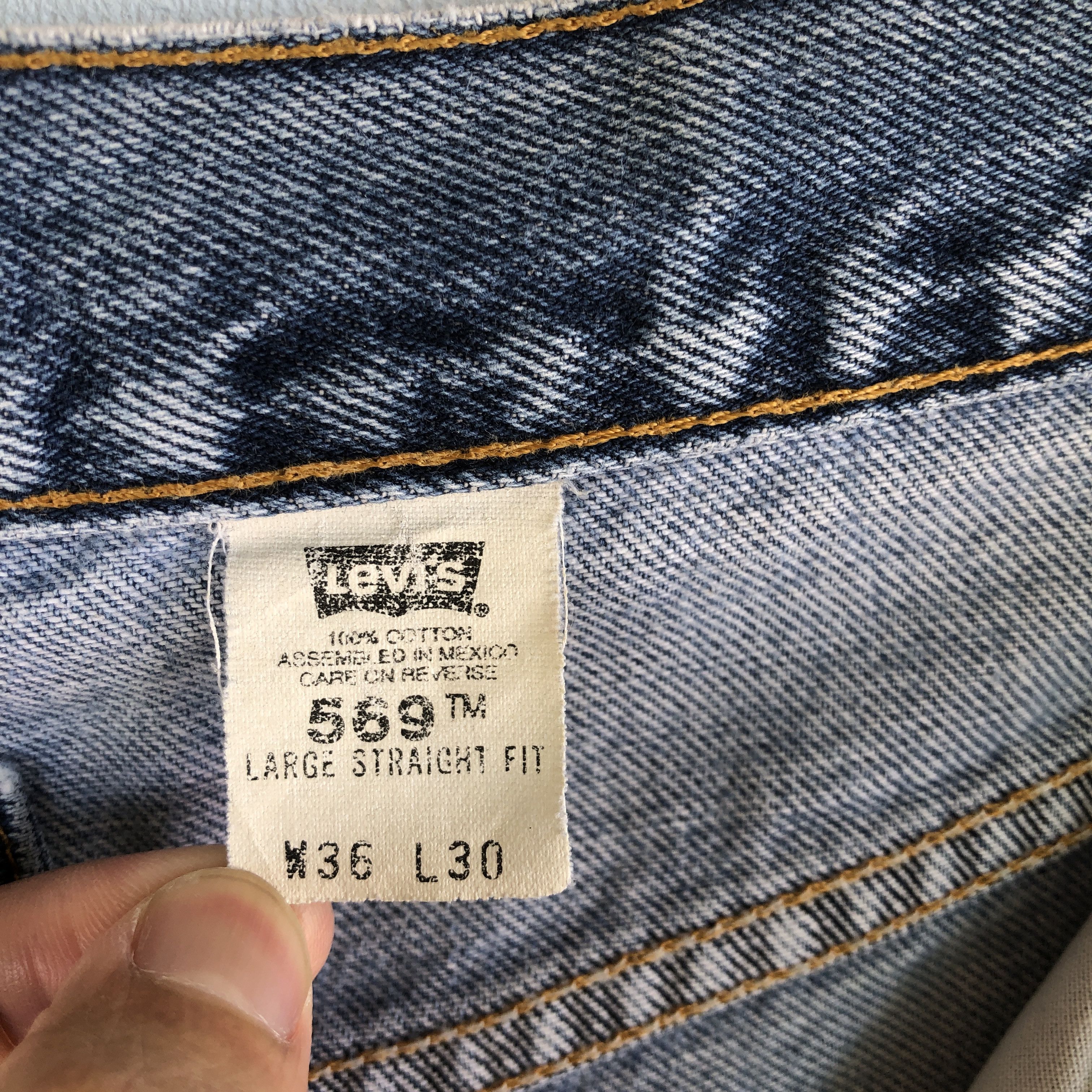 Levi's Vintage Distressed Levis Baggy Jeans Faded Levi's 569 Denim Size US 34 / EU 50 - 7 Thumbnail