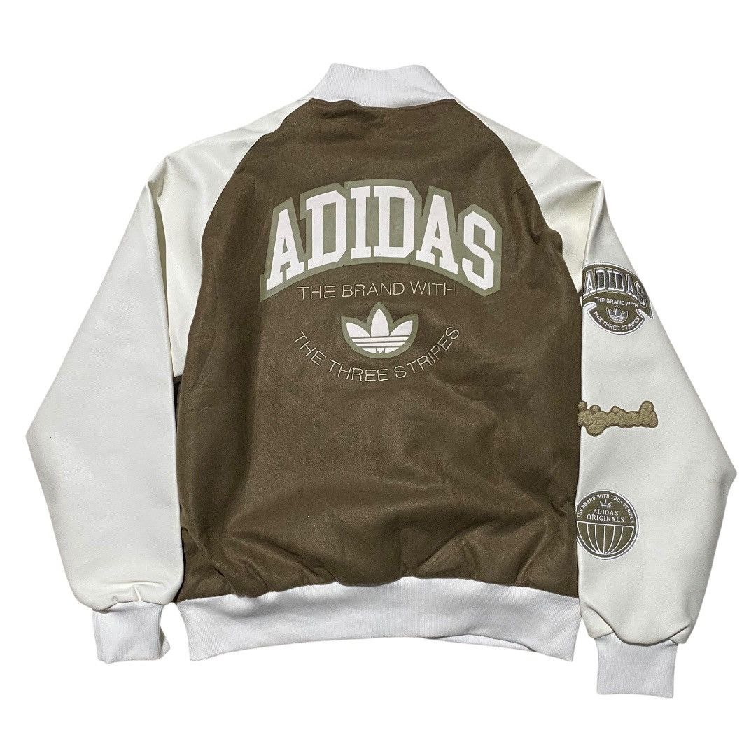 Adidas Adidas originals VRCT brown coats jacket Size US M / EU 48-50 / 2 - 2 Thumbnail