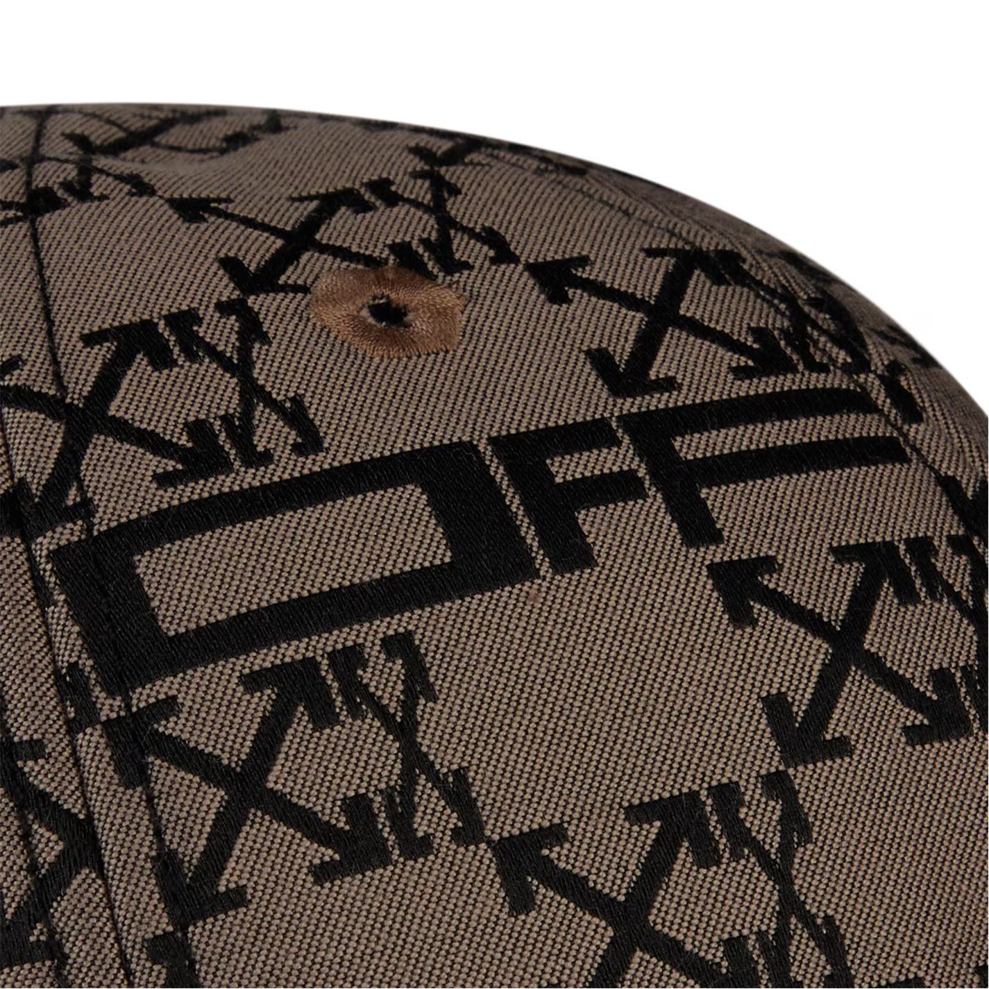 Off-White o1g2r1mq0125 Size: OS / Baseball Hat / Cap Brown & Black Size ONE SIZE - 3 Thumbnail