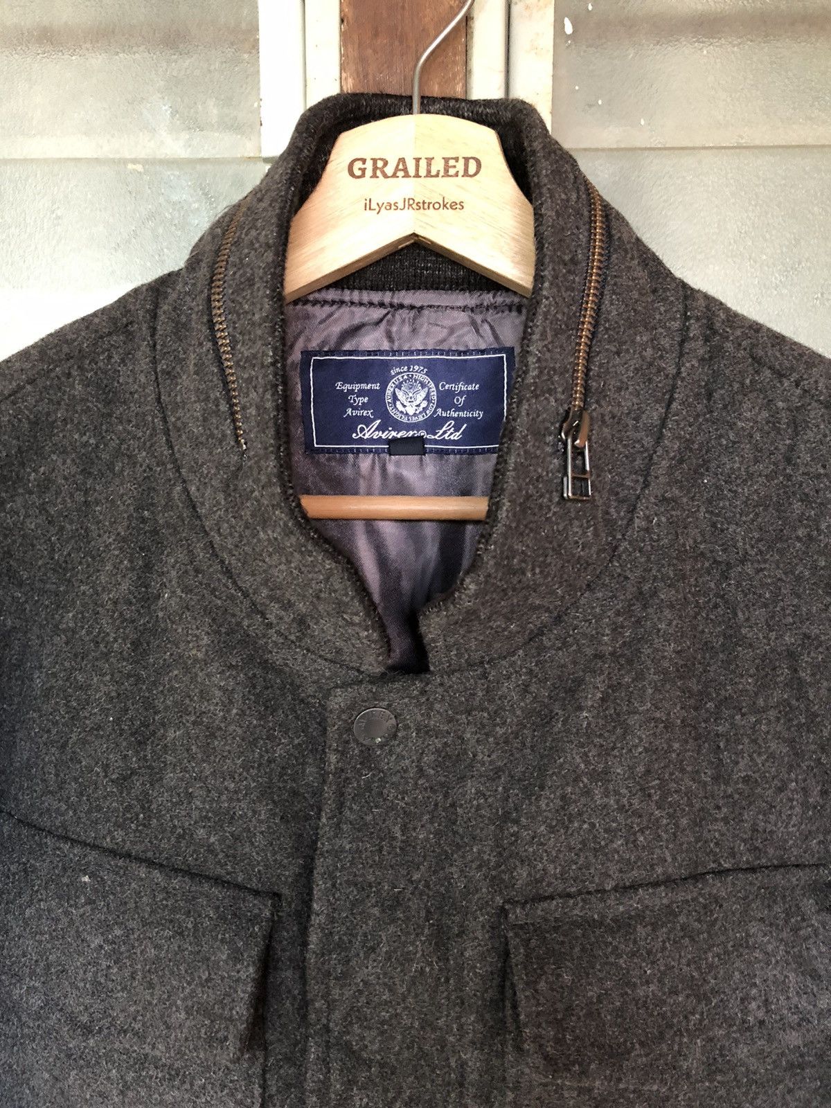 Avirex Vintage Avirex MFG Wool US Military Garments Jacket Size US XL / EU 56 / 4 - 5 Thumbnail