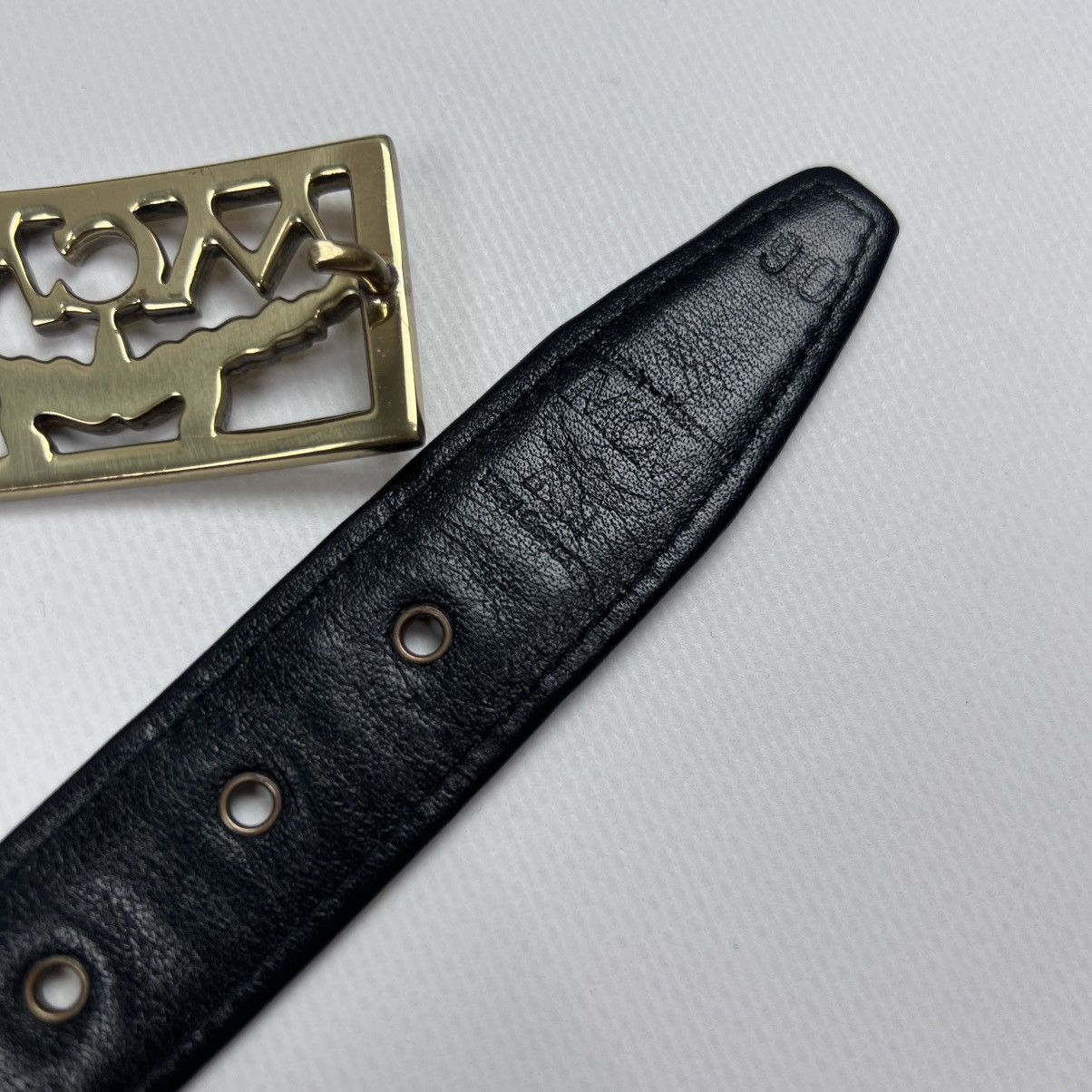 MCM Vintage MCM monogram black reversible belt Size 32 - 6 Thumbnail