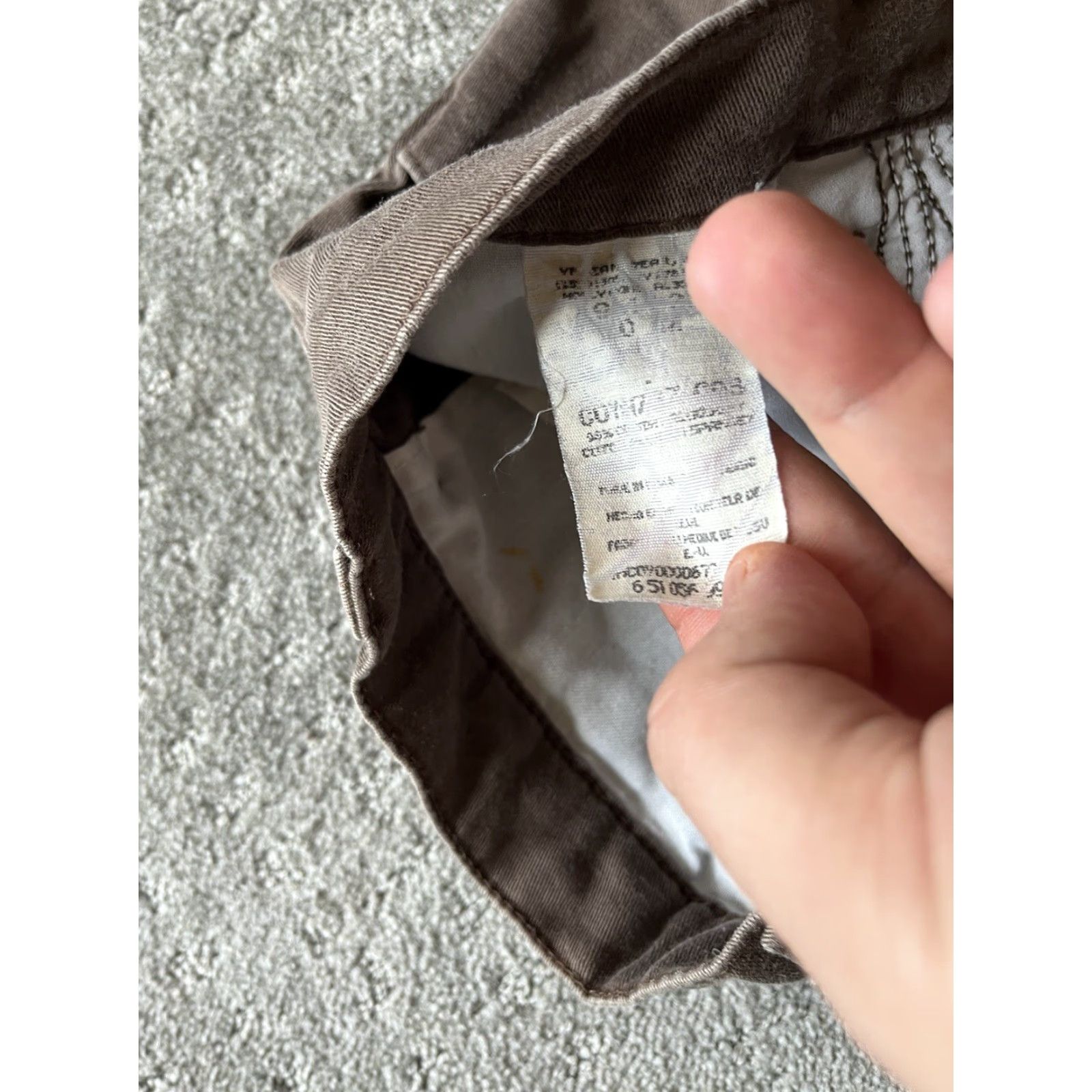 Lee VINTAGE Lee Chino Pants Women 28 Brown Tapered High Rise 90s Preppy Size 28" / US 6 / IT 42 - 6 Thumbnail
