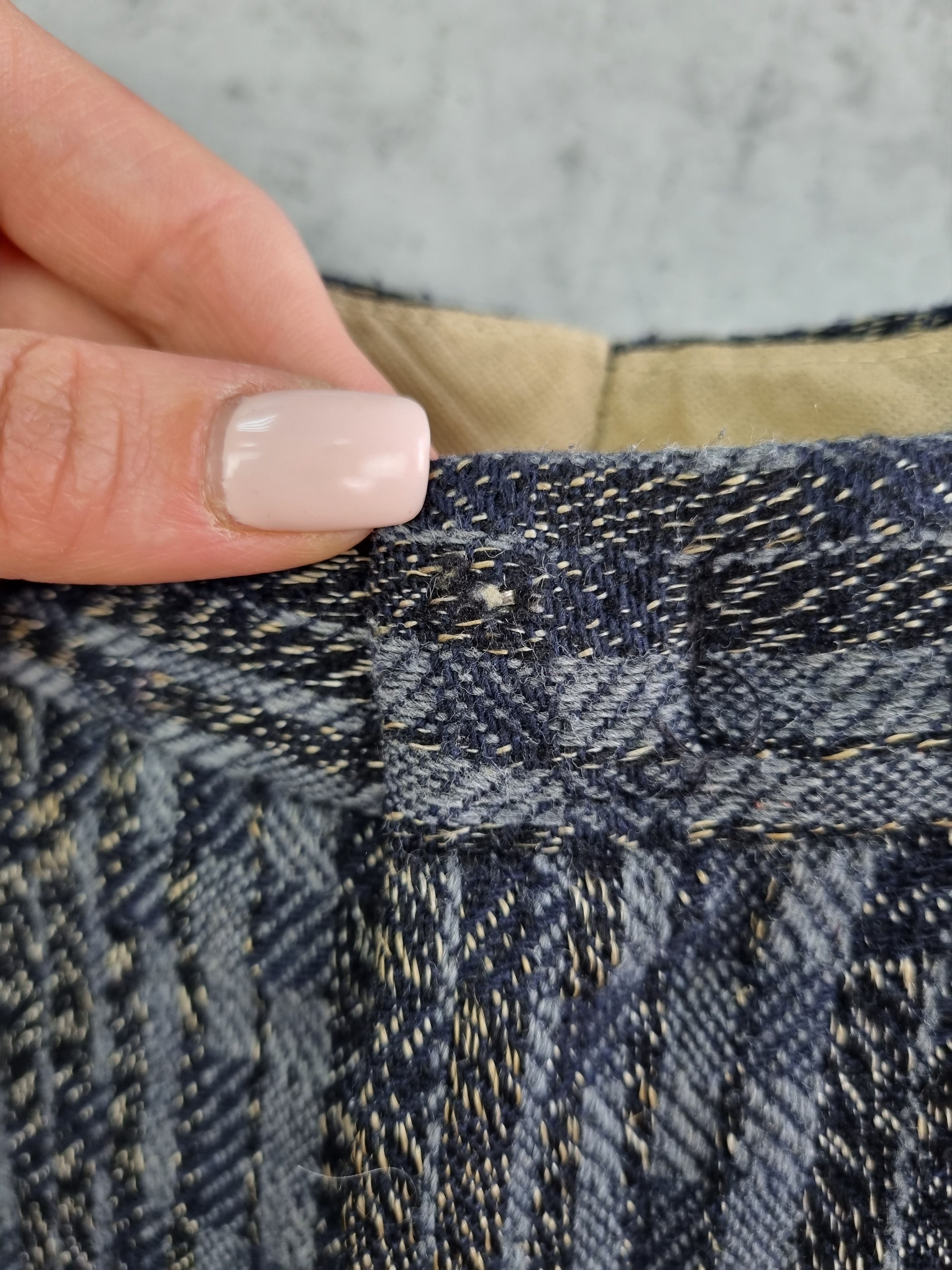 Seditionaries × Vintage 90s Unique Gorgeous Knitted Wool Pants Missoni Style Size US 33 - 10 Thumbnail