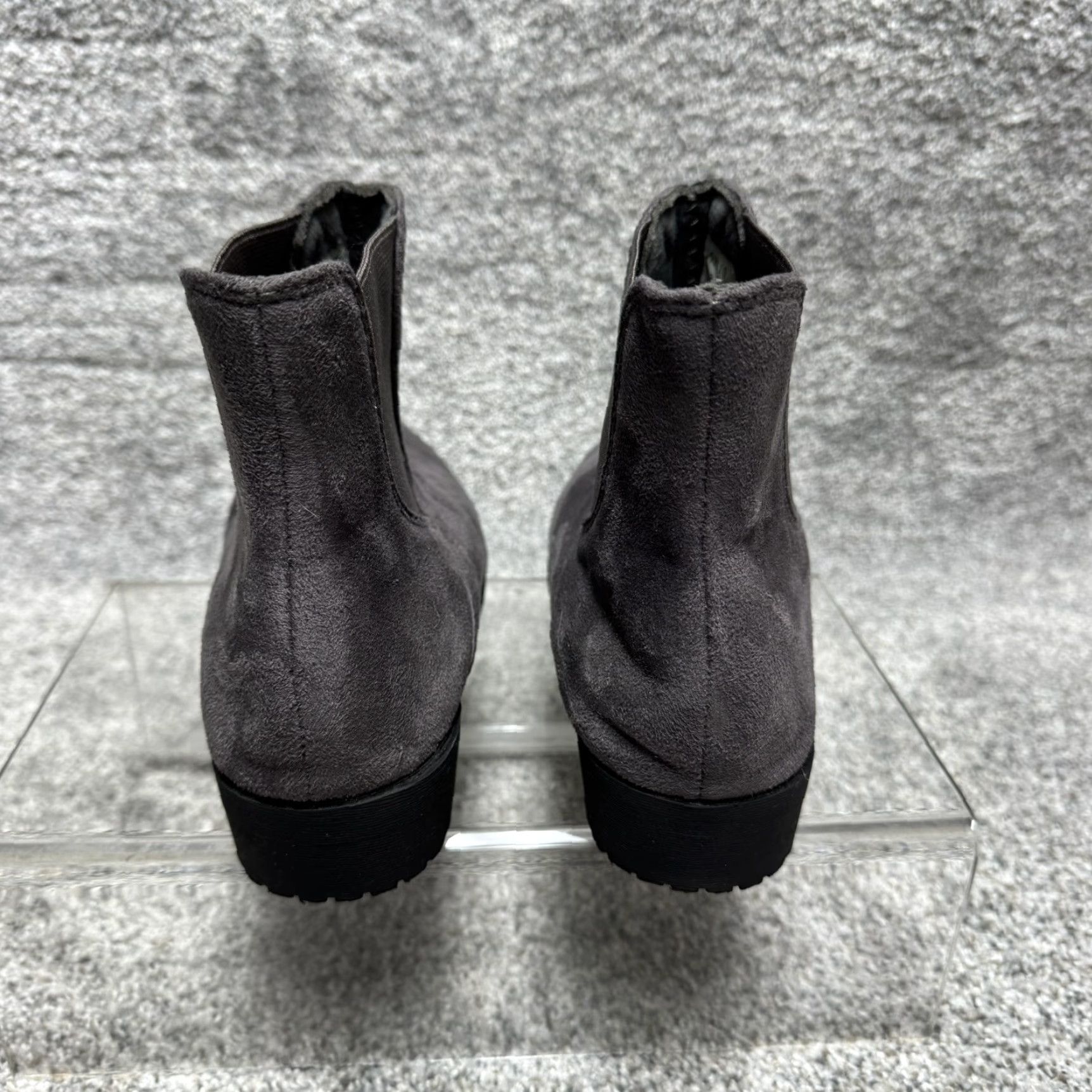 Vintage Grays Chelsea Boots Womens Size 9 Suede Streetwear Biker Edgy Goth Witchy Purple Chelsea Boots Womens Size 9 Suede Size US 9 / IT 39 - 5 Thumbnail