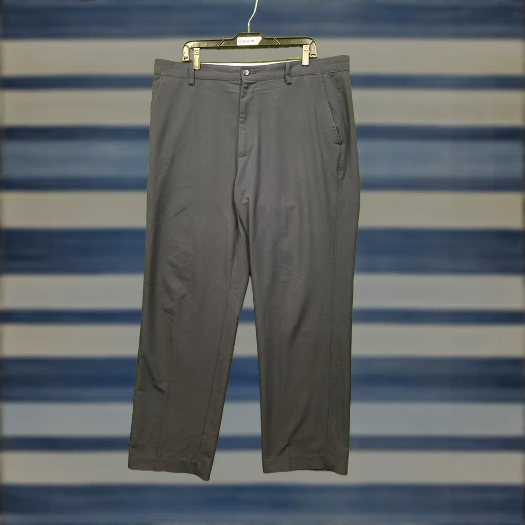 Footjoy FootJoy Mens Pants 38x32 Chino Straight Fit Blue Polyester Stretch Pockets Casual Golf Sh Pants Size US 38 / EU 54 - 1 Thumbnail