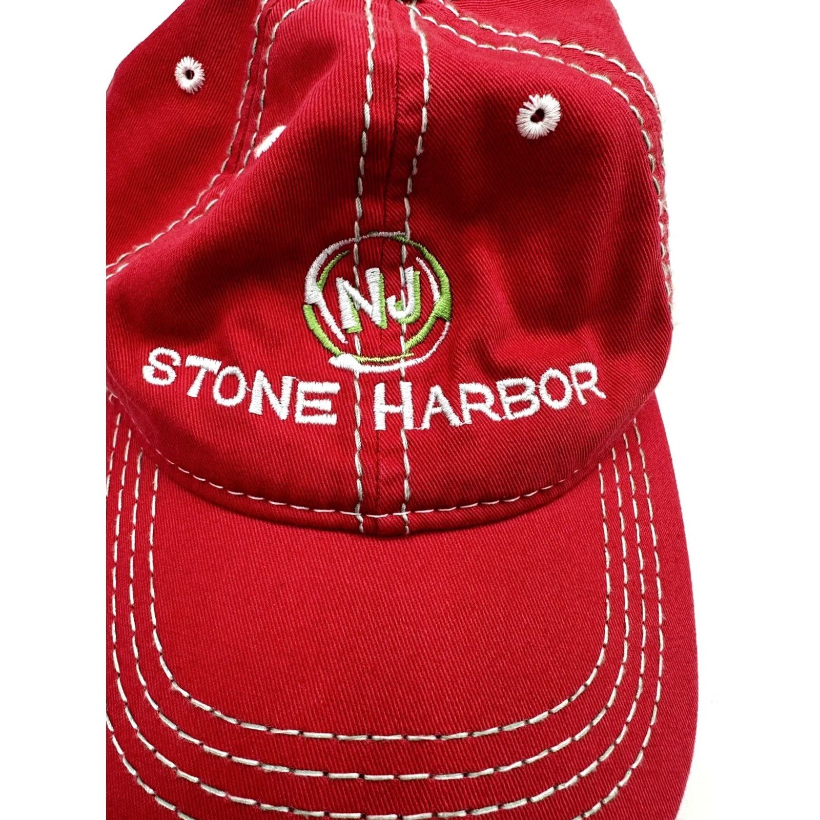 Pinko Jacobson Hat Womens Baseball Cap Pink Stone Harbor New Jersey Beach Outdoor Casual Hats Womens Size ONE SIZE - 2 Thumbnail