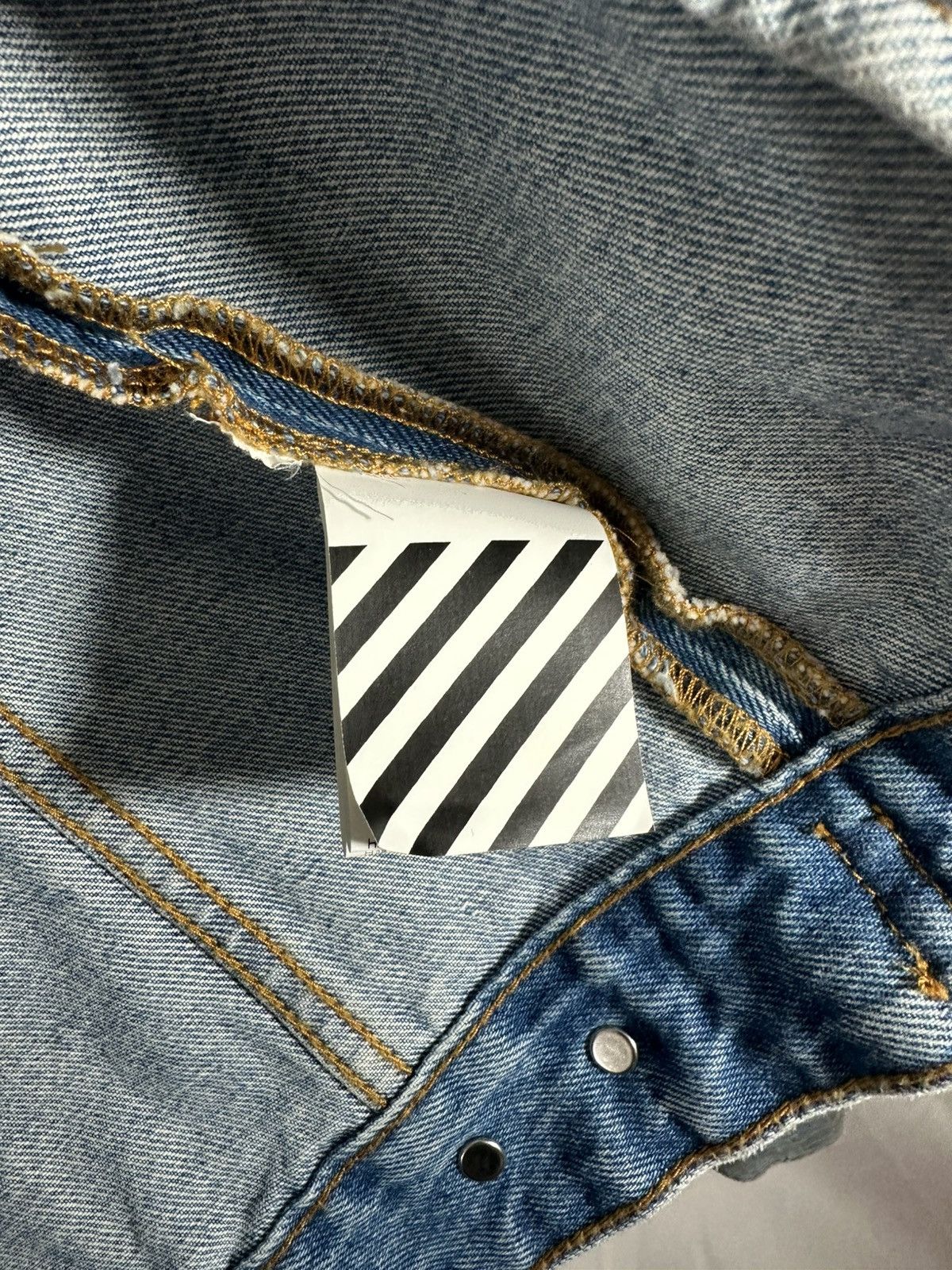 Off-White Off White Graffiti Denim Jacket Size US S / EU 44-46 / 1 - 10 Thumbnail
