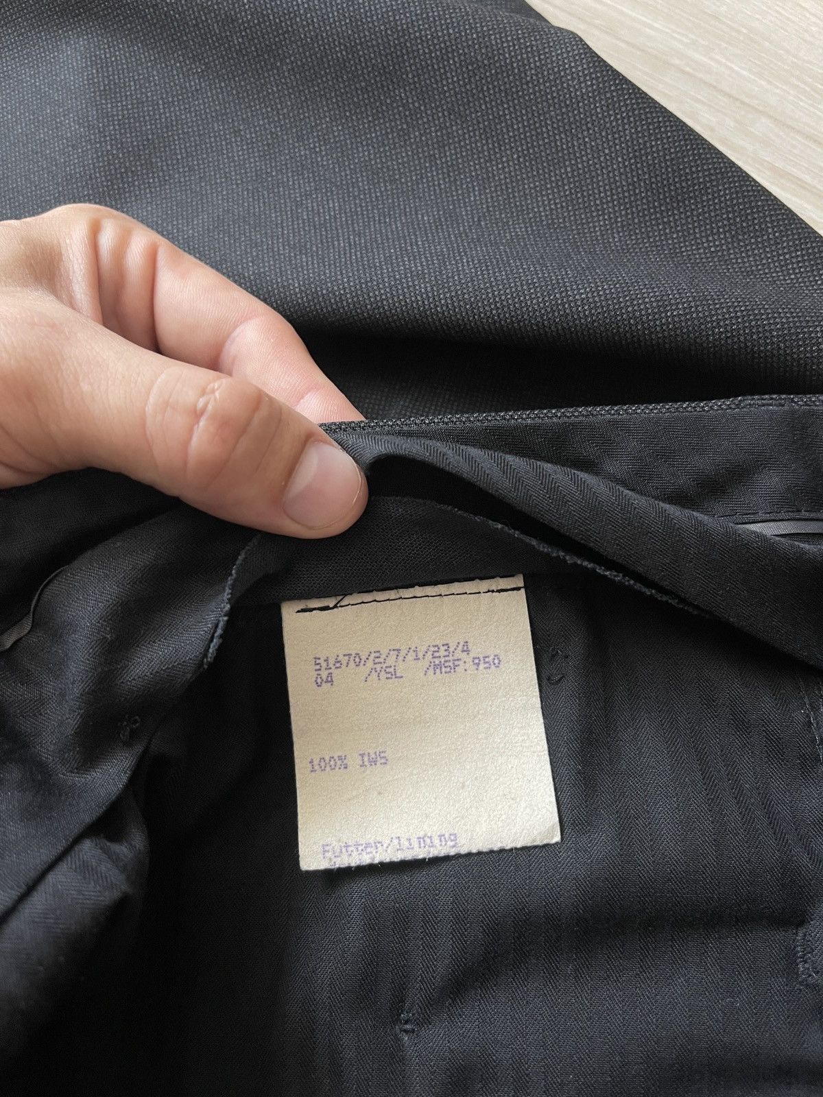 Yves Saint Laurent Vintage yves saint laurent trousers wool pants size M Size 38R - 8 Thumbnail