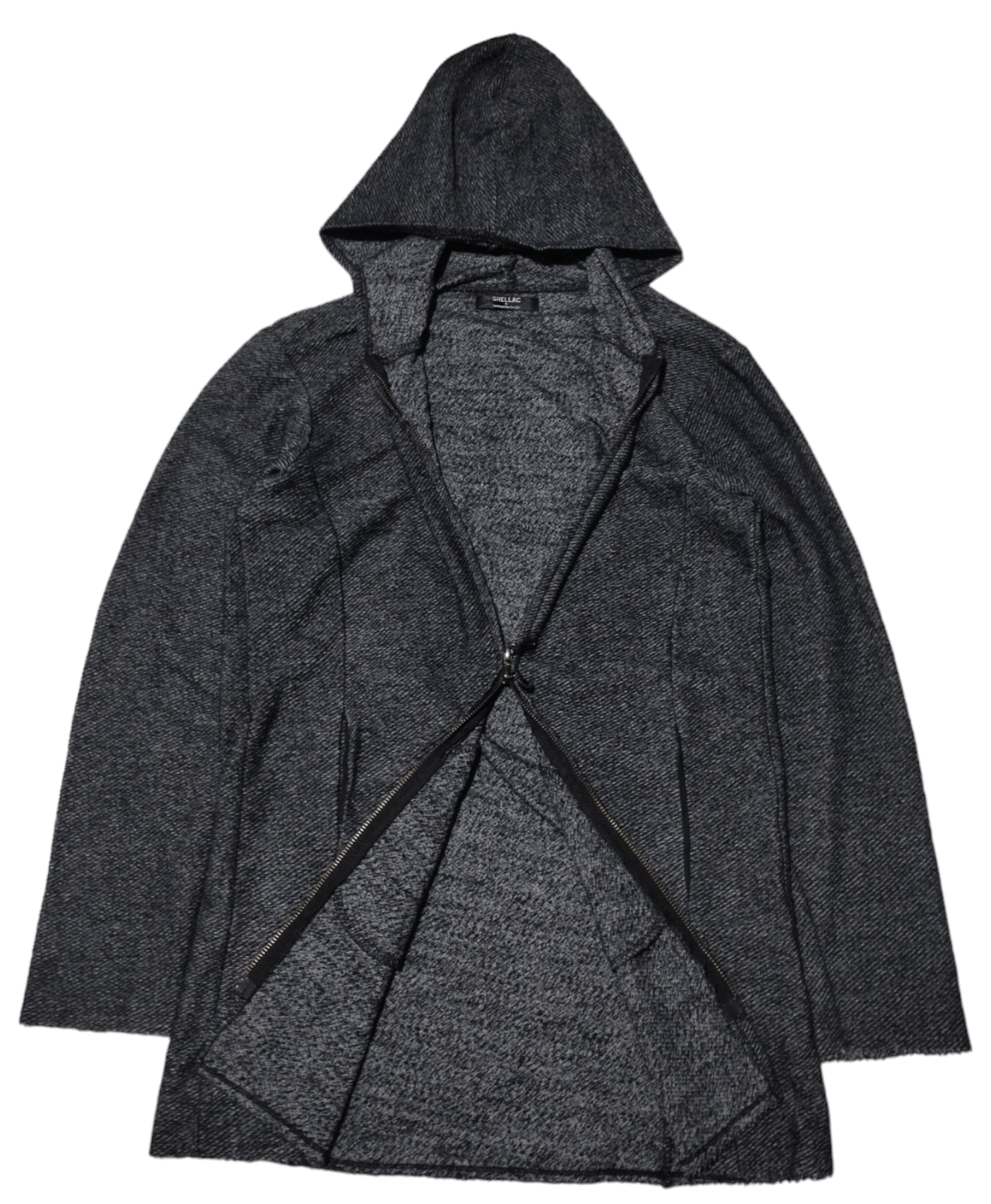 Shellac Shellac x Semanticdesign Long punk double zipper hoodie Size US M / EU 48-50 / 2 - 2 Thumbnail