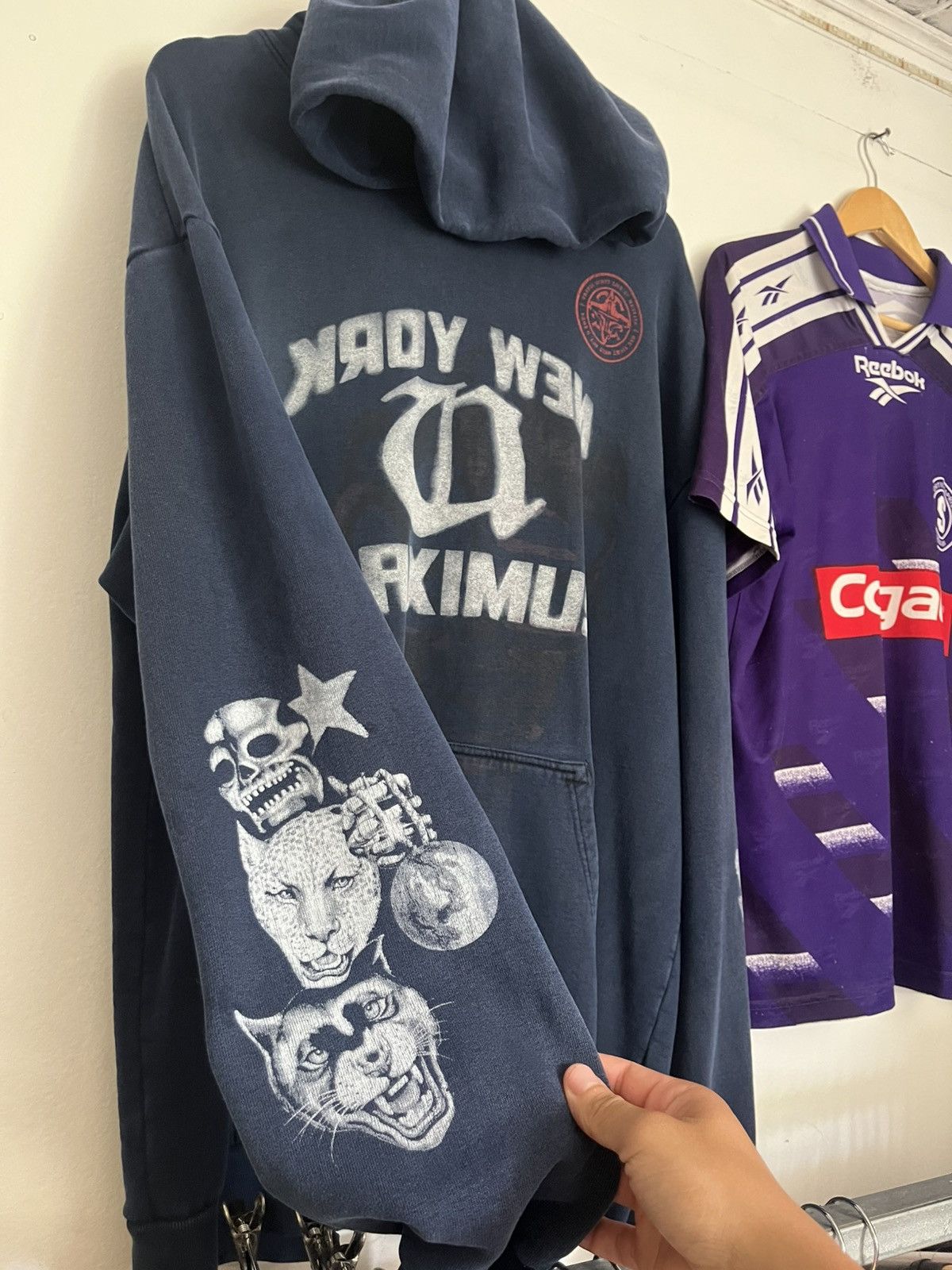 Travis Scott Travis Scott New York Maximus MetLife Hoodie Size US XXL / EU 58 / 5 - 4 Thumbnail