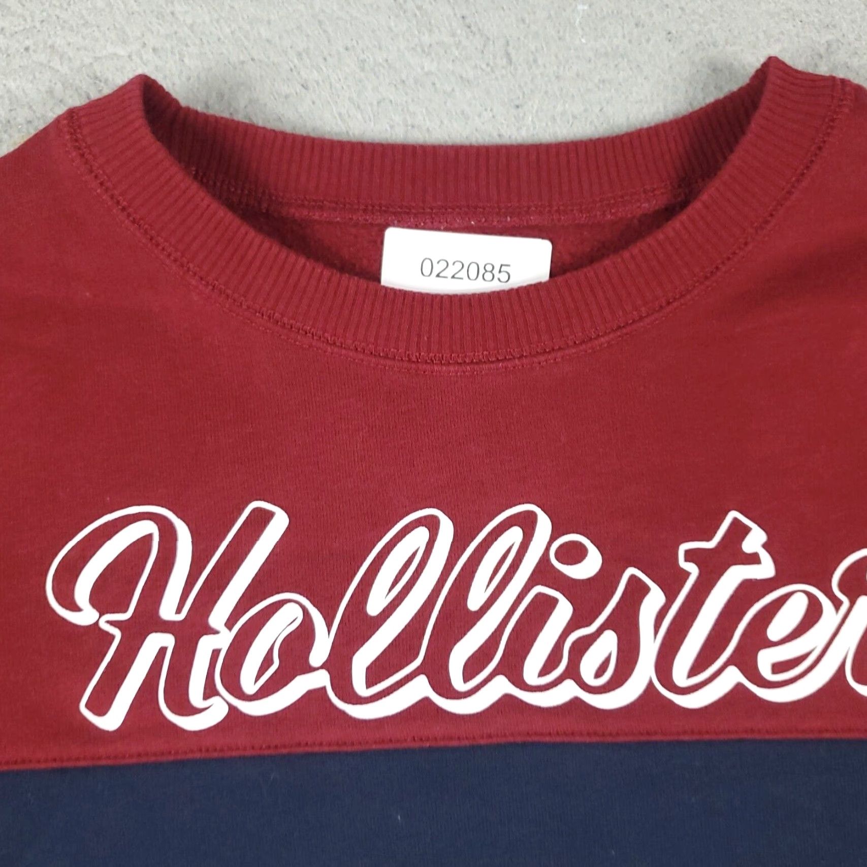 Adidas Hollister Mens Medium Blue Red Casual Pullover Sweatshirt Size US M / EU 48-50 / 2 - 3 Thumbnail