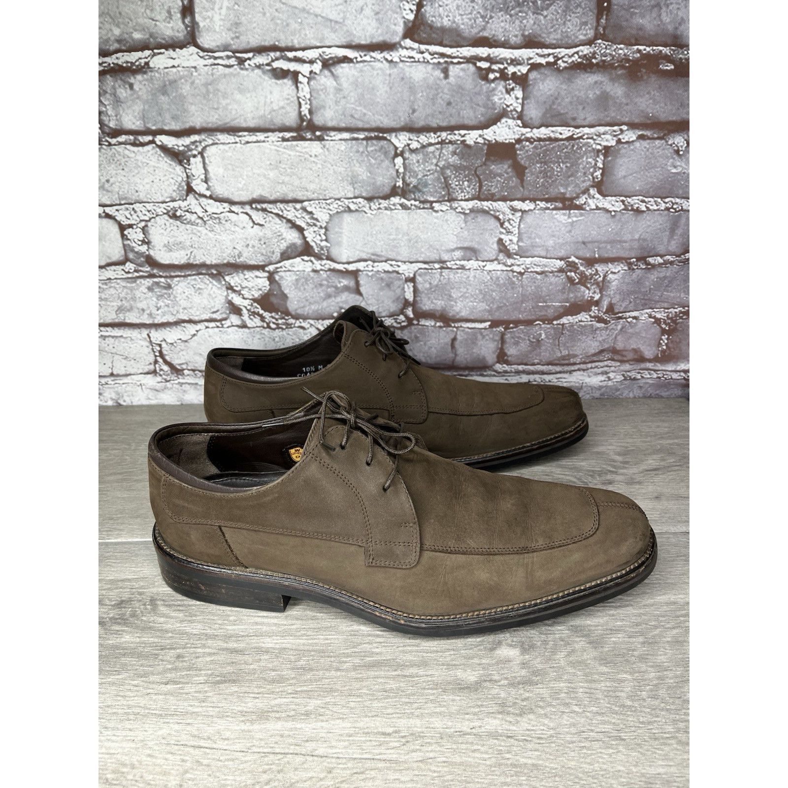 Cole Haan Cole Haan Brown Nubuck Leather Split Oxfords Waterproof Shoe Size US 10.5 / EU 43-44 - 14 Thumbnail