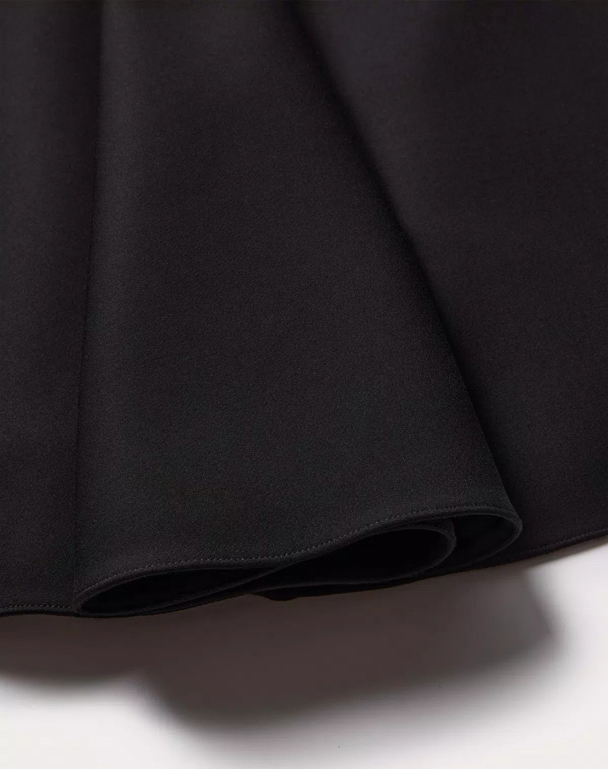 Valentino o1s1wg110426 Georgette Midi Dress in Black Size S / US 4 / IT 40 - 4 Thumbnail
