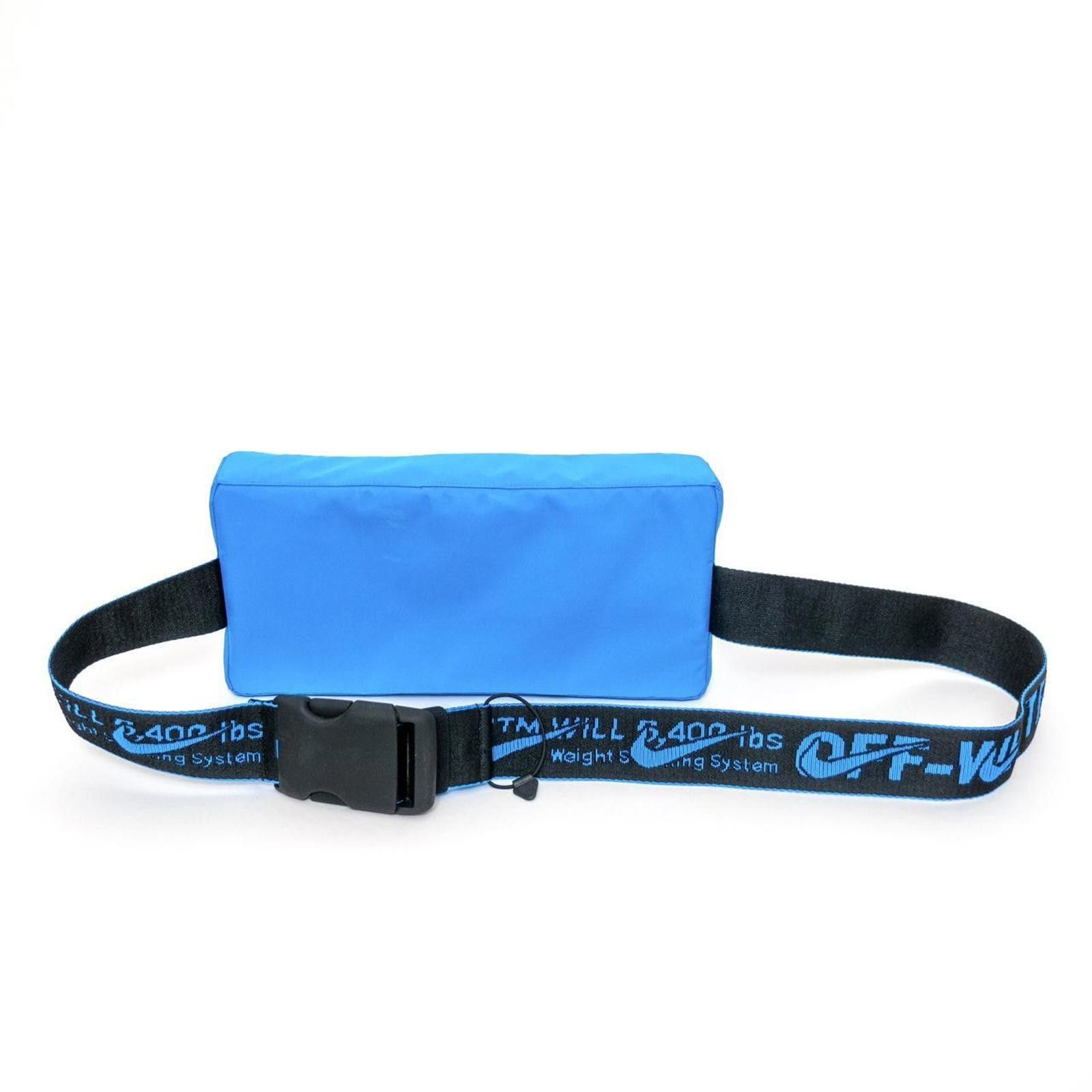 Nike Nike x Off-White KEEP BACK Fanny Pack Blue Logo Strap Size ONE SIZE - 3 Thumbnail