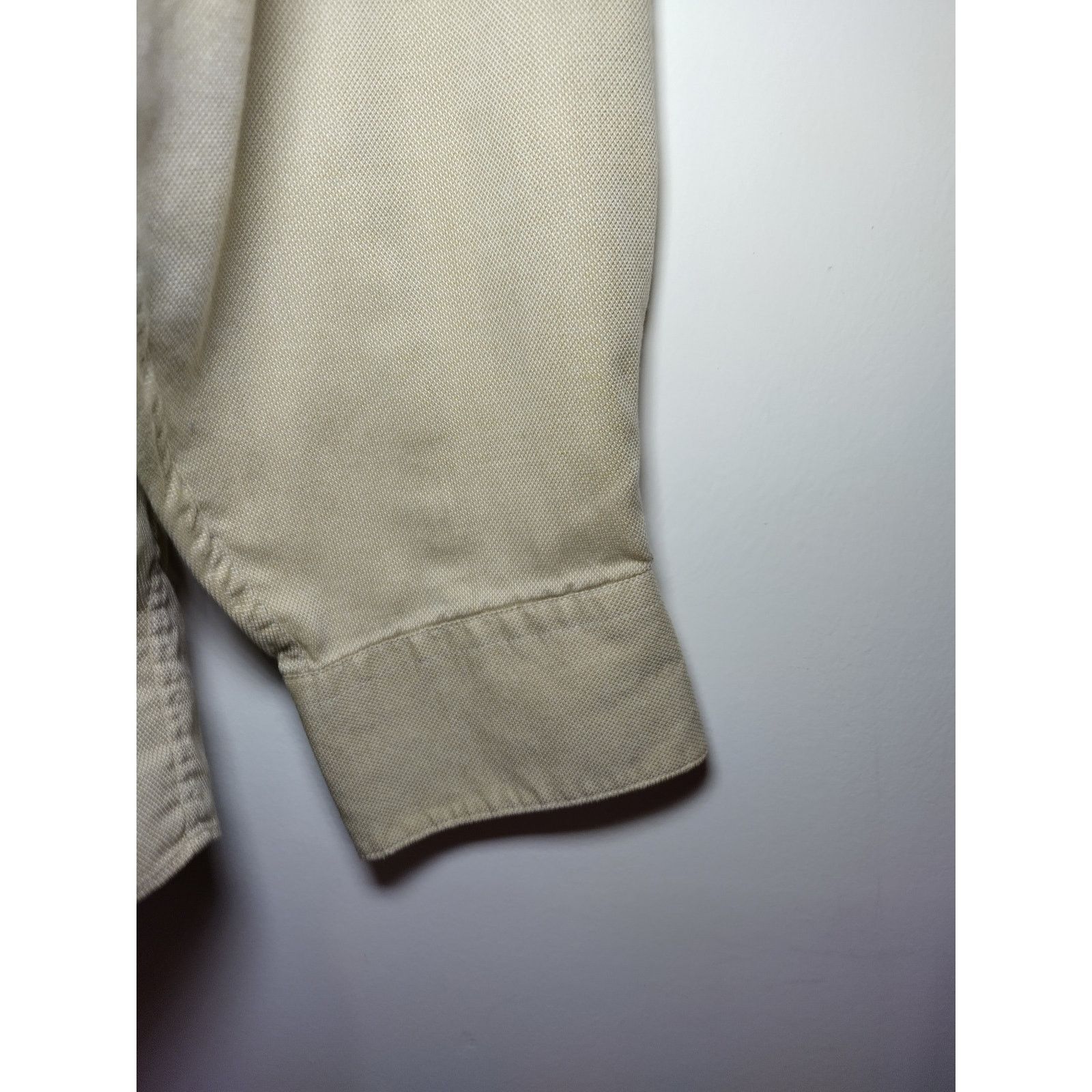 Croft & Barrow Croft & Barrow Mens Dress Shirt Long Sleeves Button Up Tan Size US XL / EU 56 / 4 - 3 Thumbnail