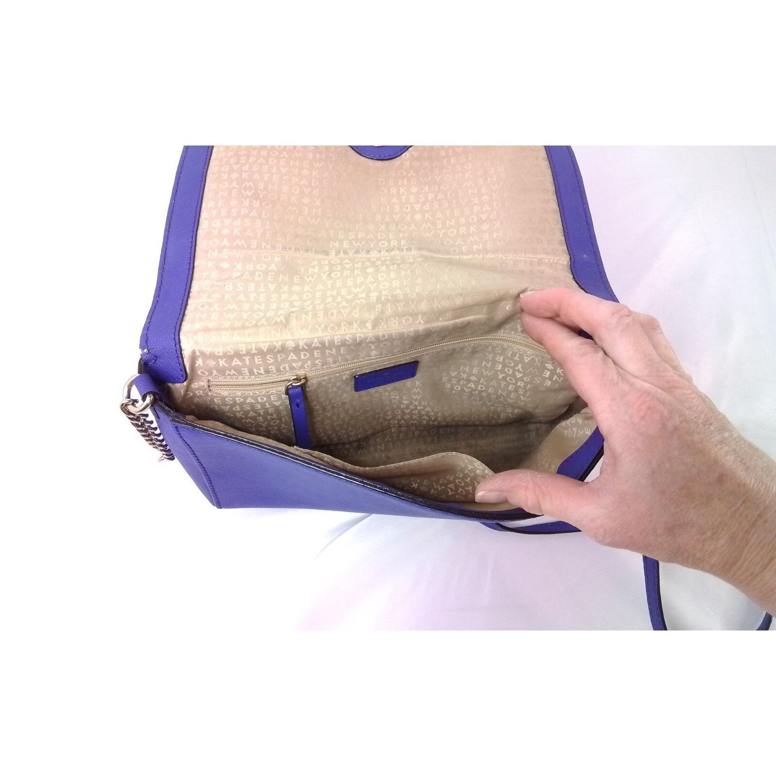 Kate Spade Kate Spade Purse Purple Over the Shoulder Size ONE SIZE - 6 Thumbnail