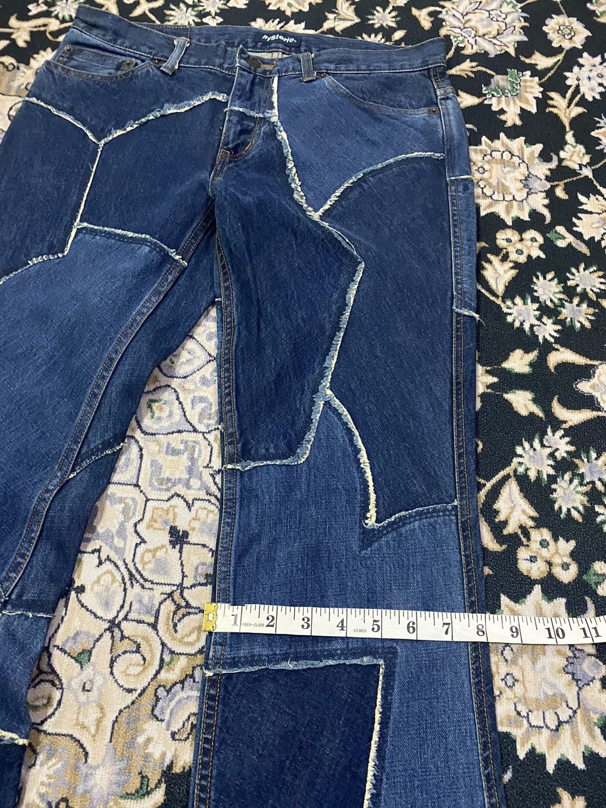 Hysteric Glamour Vintage Hysteric Glamour Patch Asymetrical Flare jeans Size US 32 / EU 48 - 10 Thumbnail