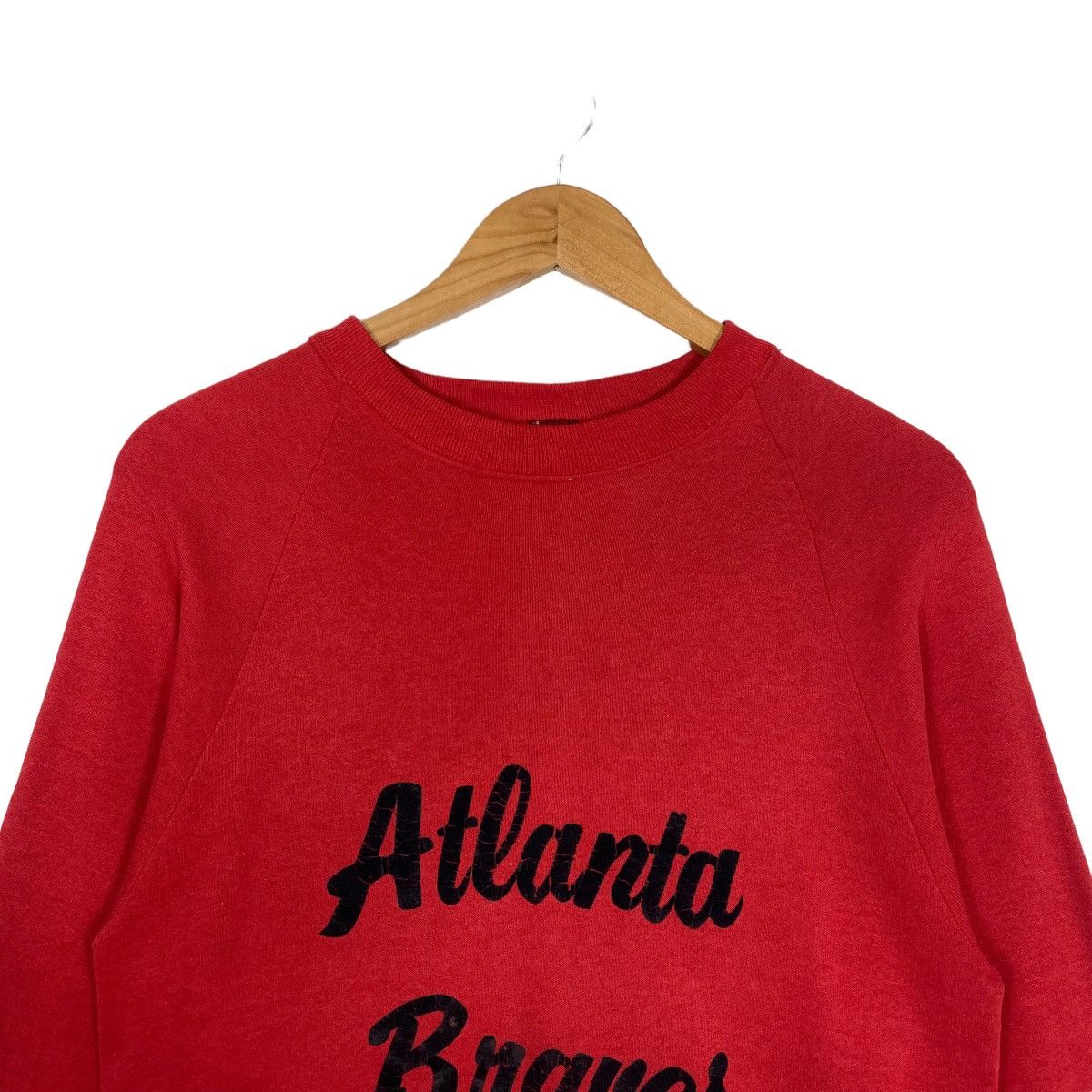 American Needle Vintage 90s Atlanta Bravers Big Logo Crewneck Sweatshirt Size US S / EU 44-46 / 1 - 3 Thumbnail