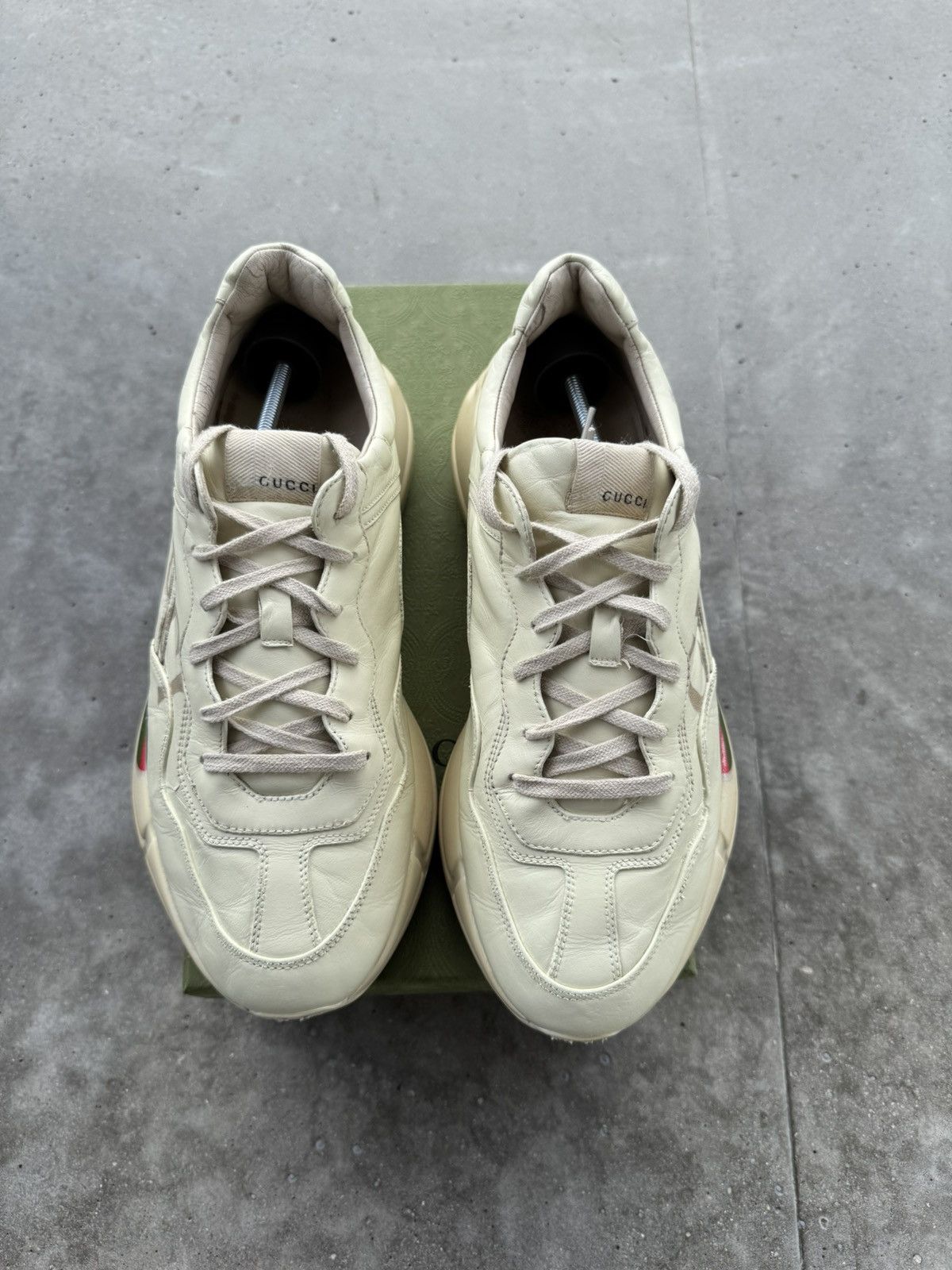 Designer × Gucci Gucci Rython Trainers gucci vintage logo Size US 10.5 / EU 43-44 - 3 Thumbnail