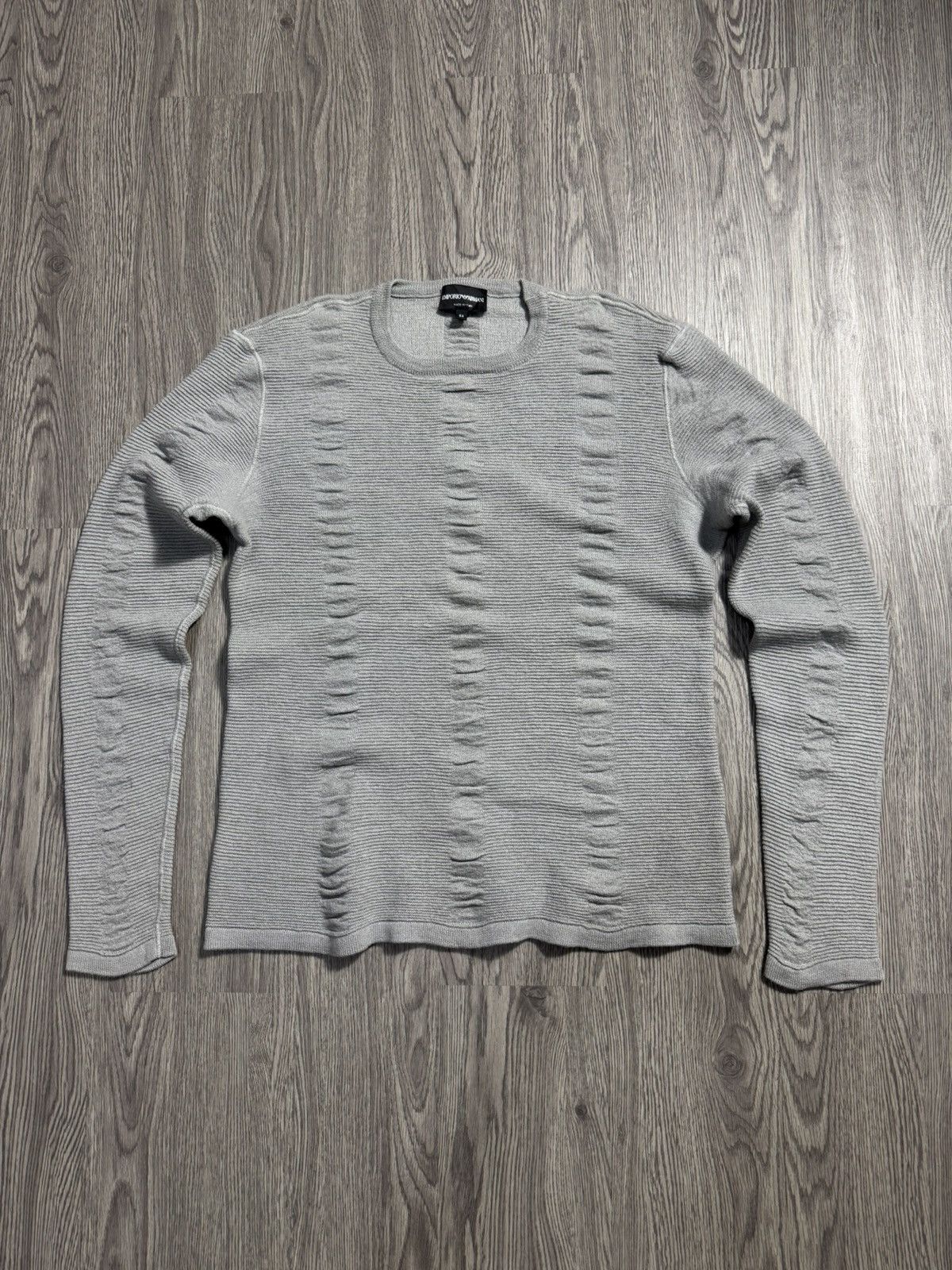Emporio Armani 2000s Armani Wool Sweater Size US L / EU 52-54 / 3 - 4 Thumbnail