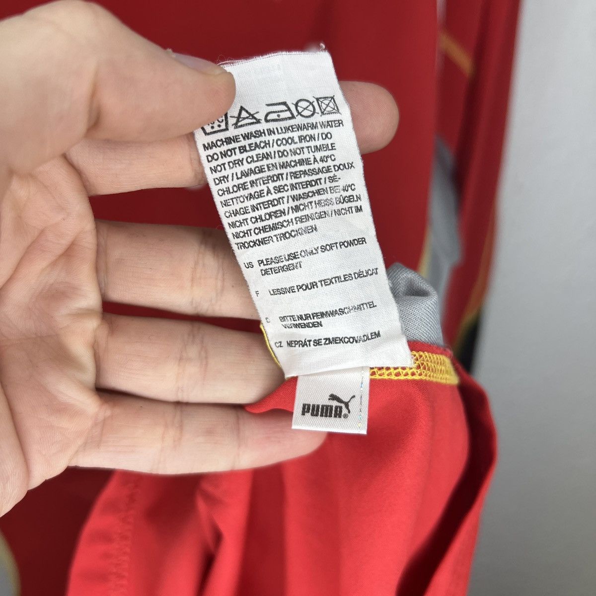 Puma Vintage Puma Stuttgart Jersey Longsleeve Tshirt Y2K Red Size US XL / EU 56 / 4 - 5 Thumbnail