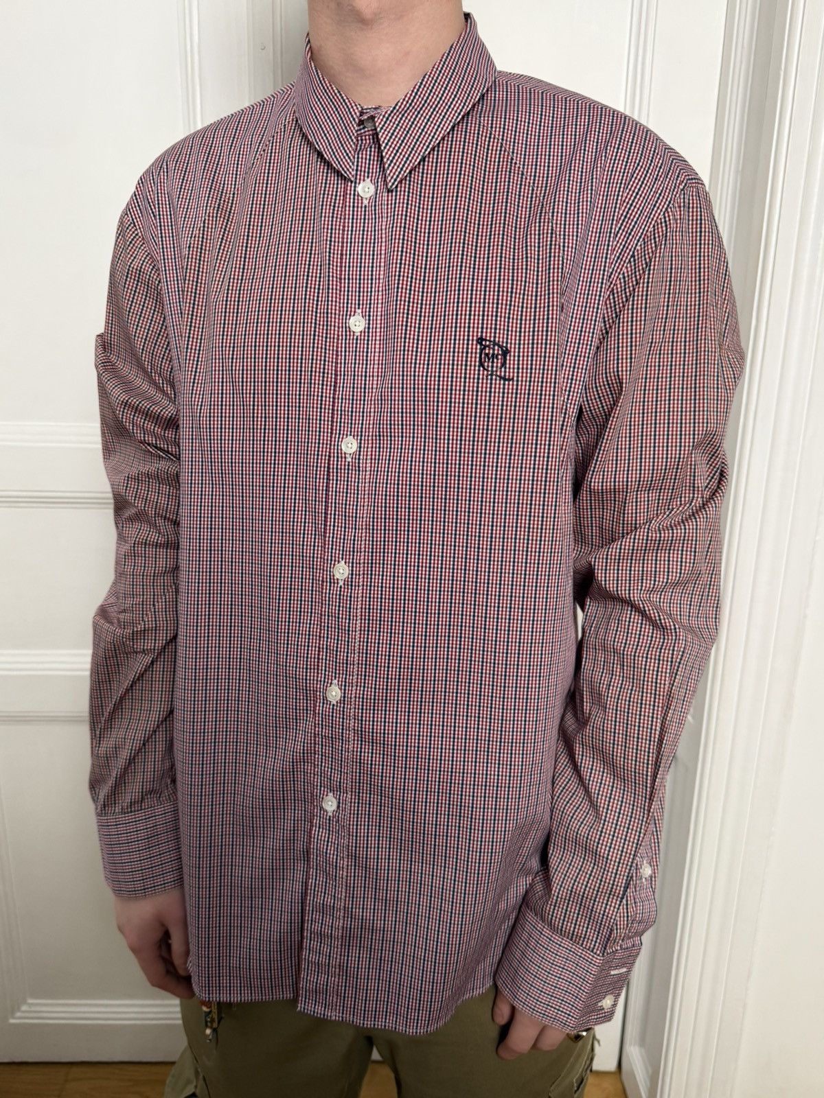Alexander McQueen Alexander Mqueen vintage 2008 mcqueen check shirt Size US XL / EU 56 / 4 - 15 Thumbnail