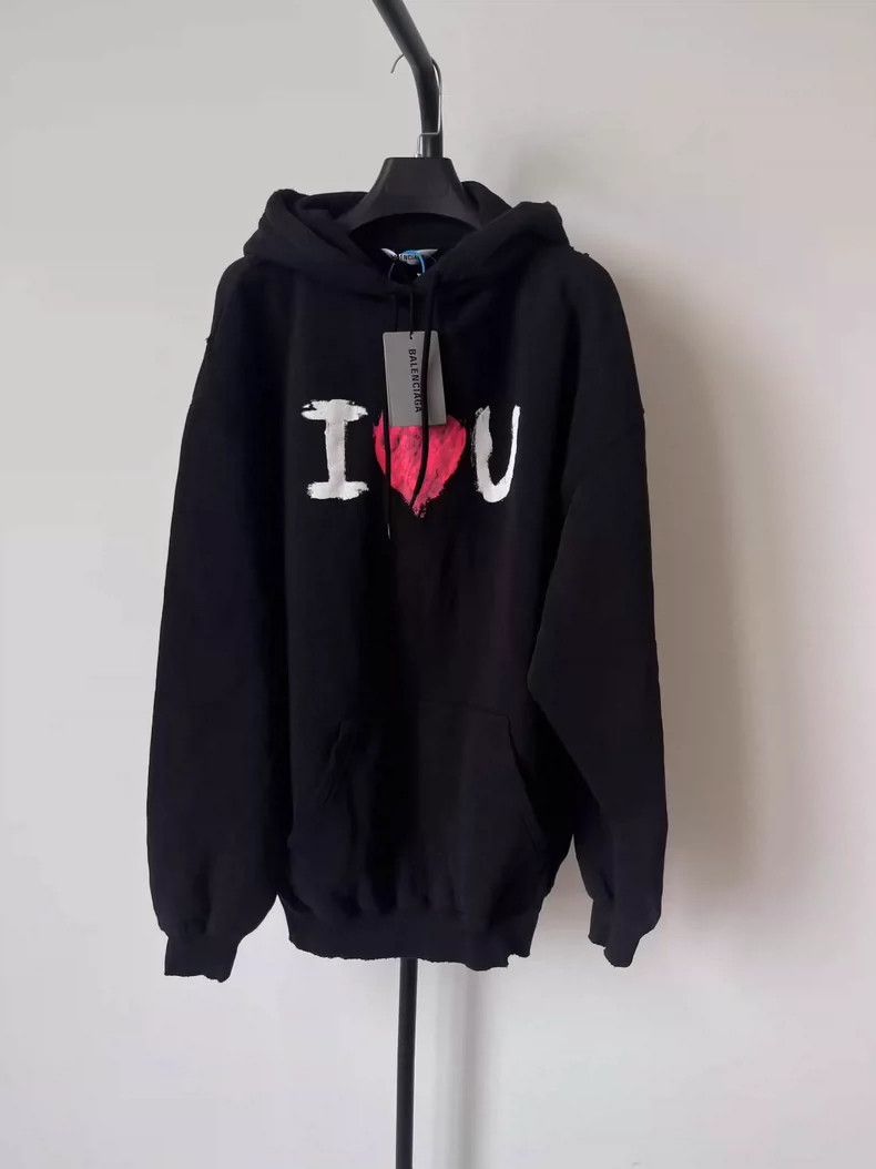 Balenciaga Balenciaga Alphabetic Print Long Sleeve Sweatshirt Size US S / EU 44-46 / 1 - 1 Thumbnail