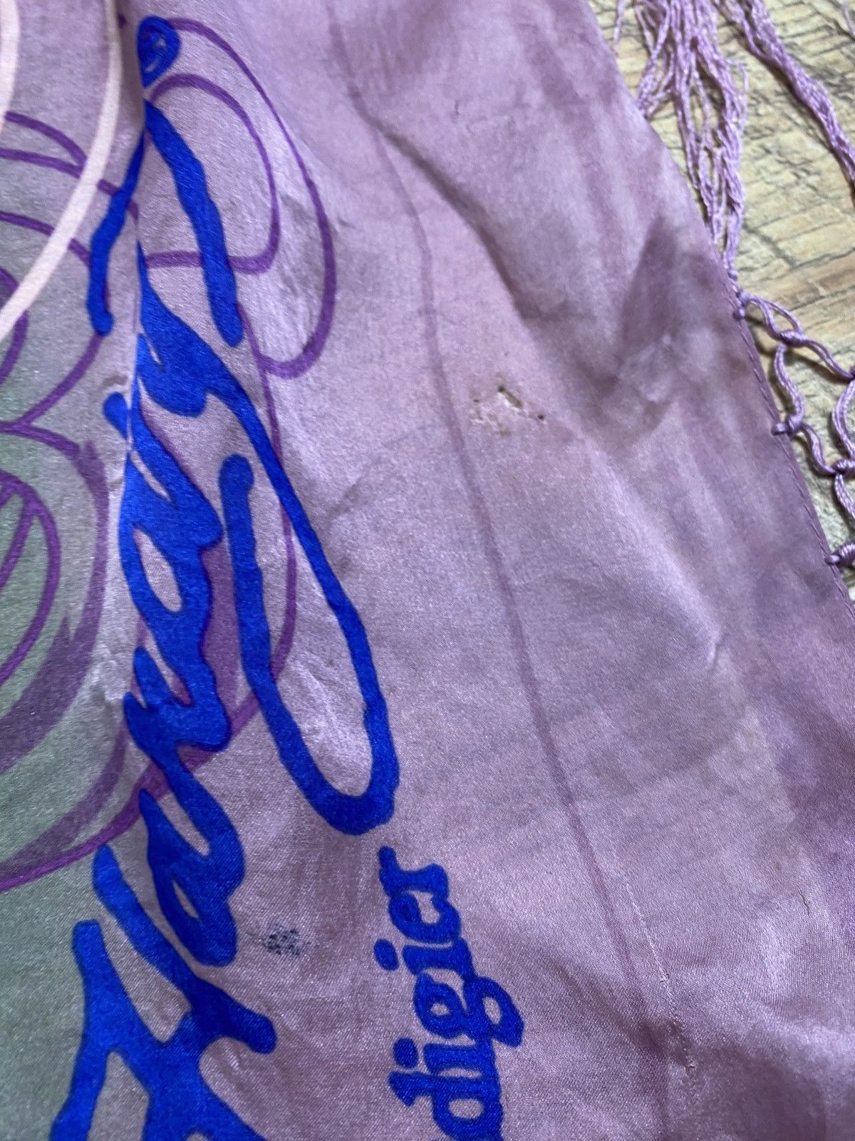 Ed Hardy Ed Hardy Koi Fish Scarf - Heavily Distressed Size ONE SIZE - 4 Thumbnail