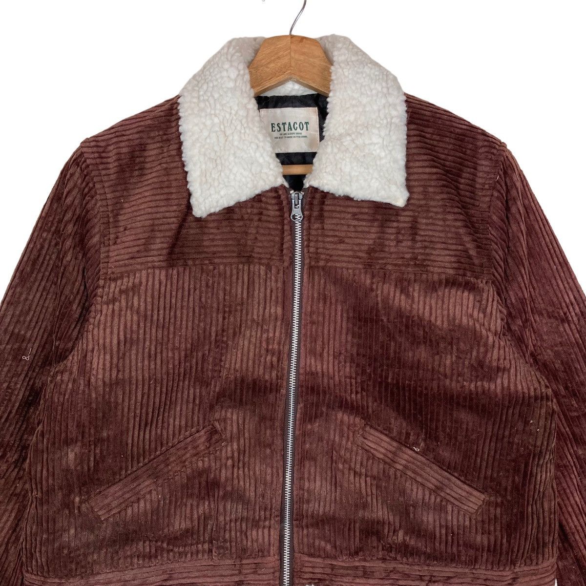 Vintage Vintage Estacot Full Zipper Crop Jacket Size L / US 10 / IT 46 - 2 Thumbnail