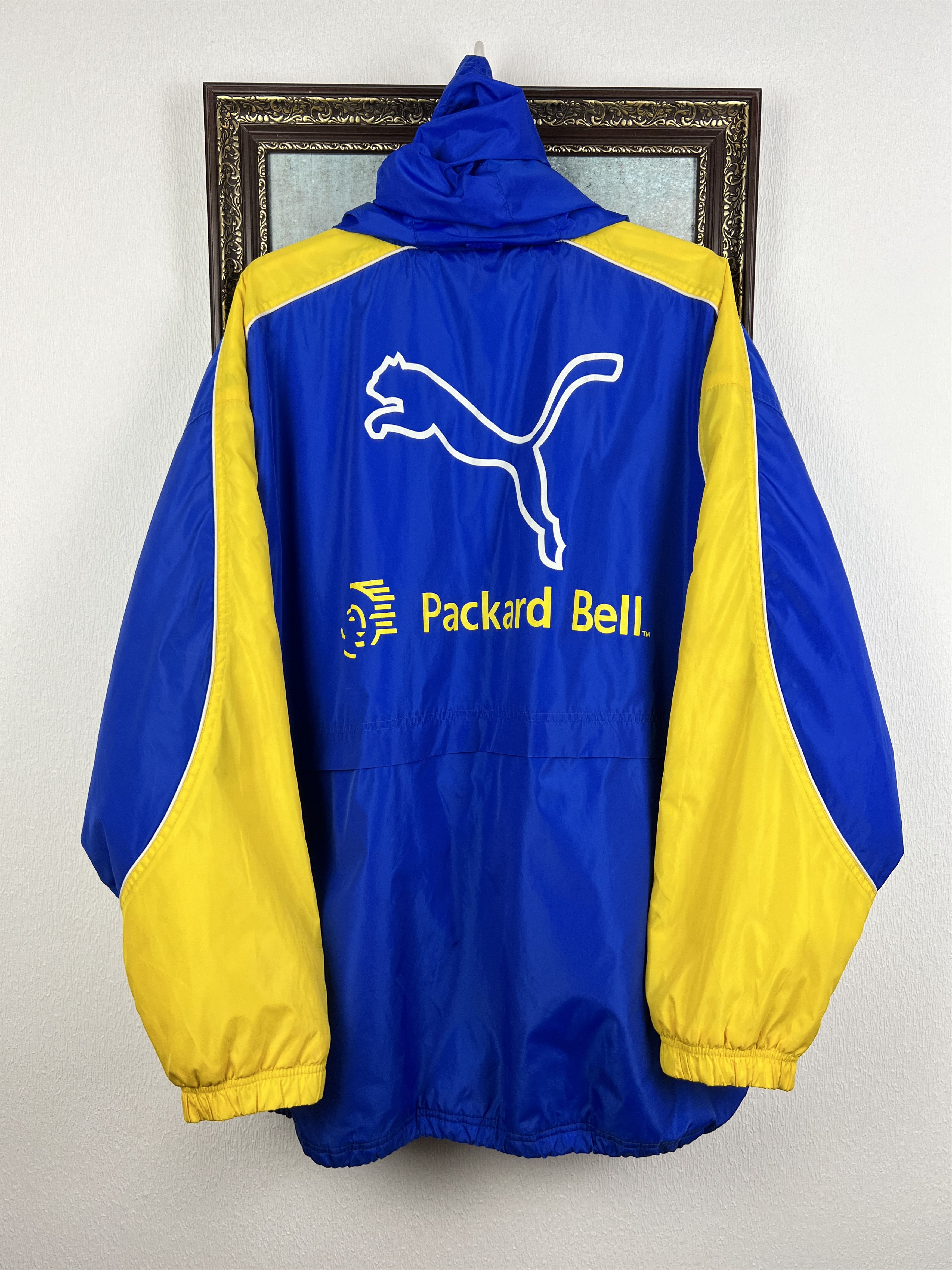 Puma Vintage 90's Puma Leeds United Football Padded Jacket Soccer Size US XL / EU 56 / 4 - 10 Thumbnail