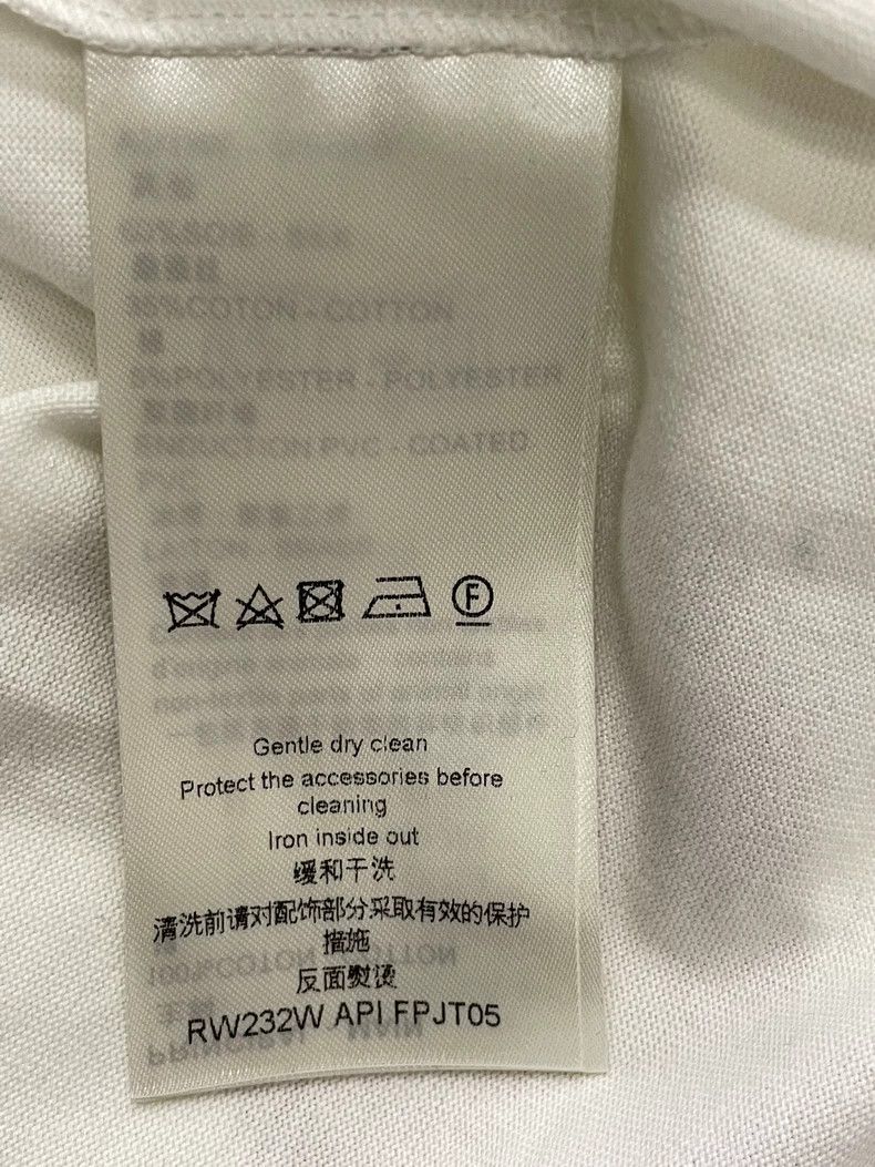 Louis Vuitton Louis Vuitton White presbyopic stitching zipper short slee Size M / US 6-8 / IT 42-44 - 5 Thumbnail
