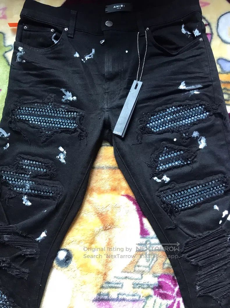 Amiri Amiri Size 32 Classic high-definition ice blue diamond art Size US 32 / EU 48 - 3 Thumbnail