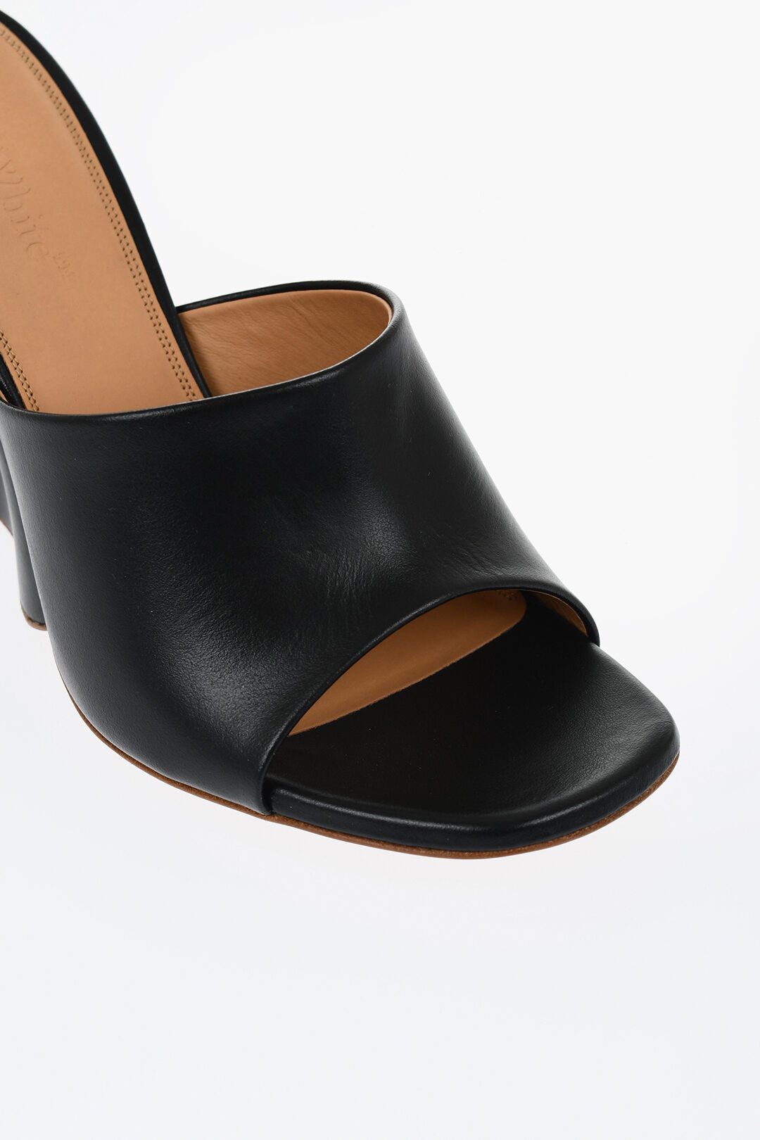 Off-White og1mm1125 Open-Toe Jug Mules in Black Size US 7 / IT 37 - 4 Thumbnail