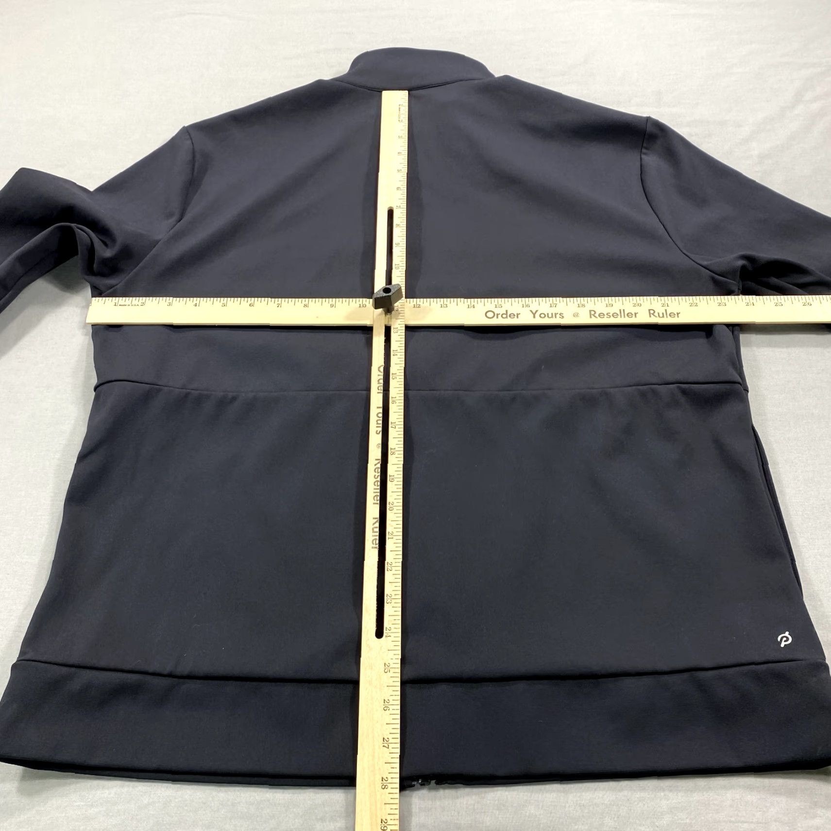 Vintage Peloton Jacket Mens Large Black Full Zip Pockets Gym Cycling Mock Neck Adult Size US L / EU 52-54 / 3 - 6 Thumbnail