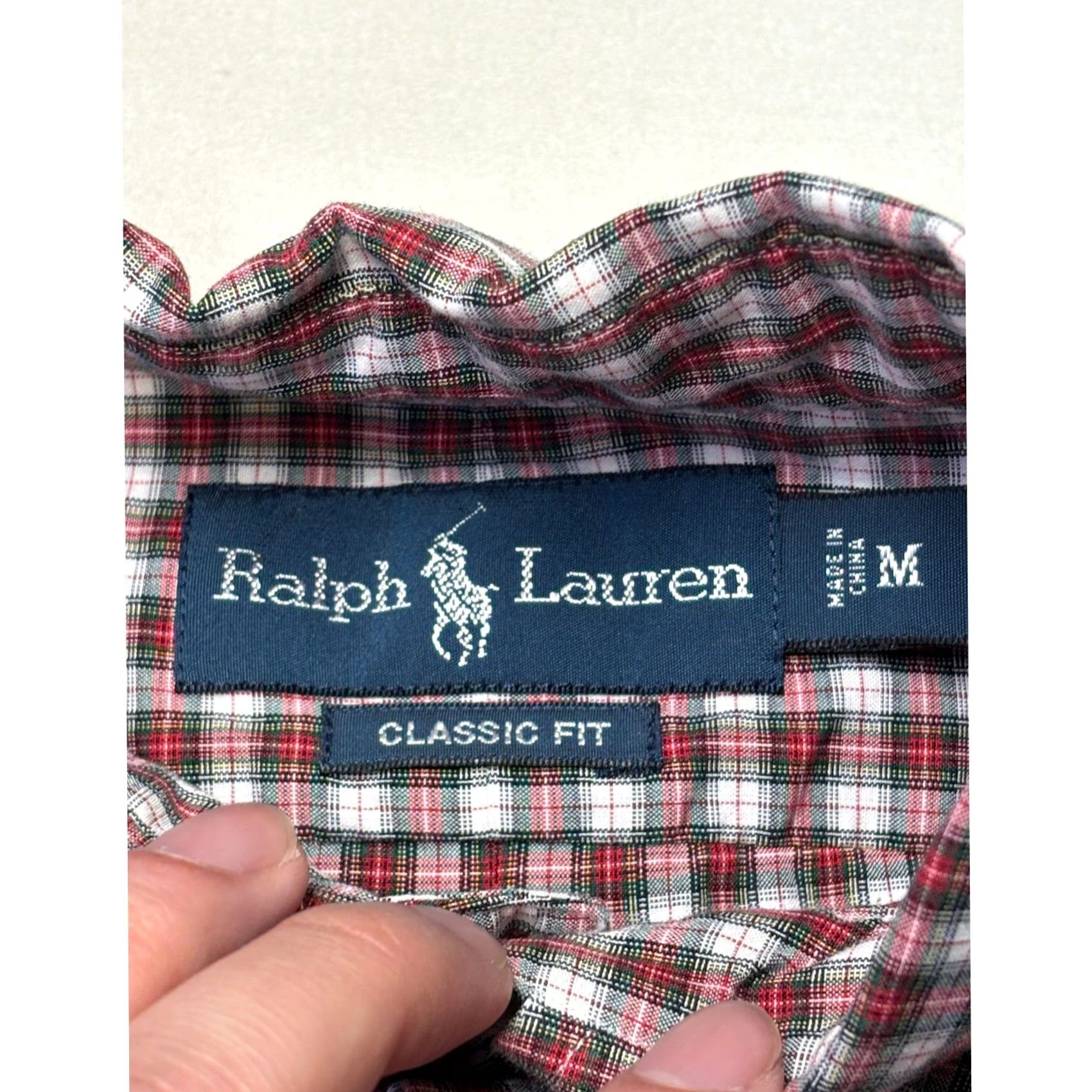 Ralph Lauren Ralph Lauren Mens Classic Fit Plaid Button-Down Shirt Multicolor Cotton M Size US M / EU 48-50 / 2 - 4 Thumbnail