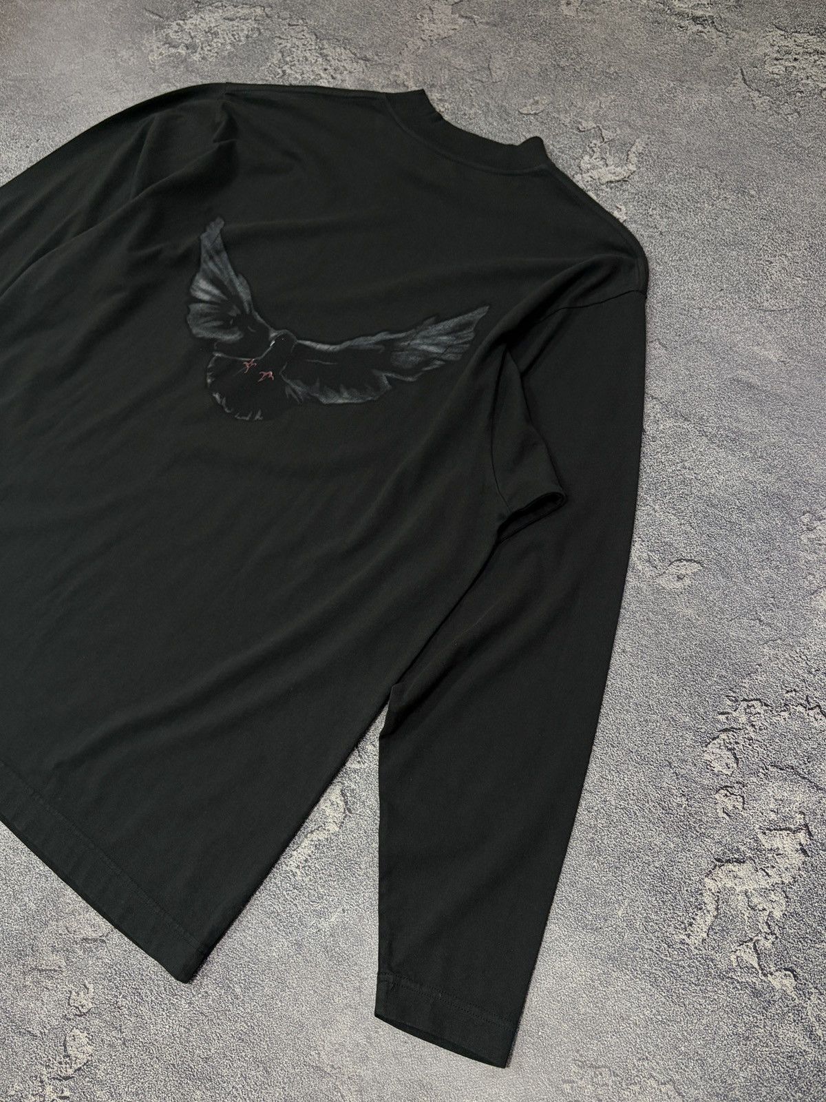 Gap × Yeezy New Yzy Gap by Balenciaga Dove Longsleeve Tee Gunmetal M Size US M / EU 48-50 / 2 - 8 Thumbnail