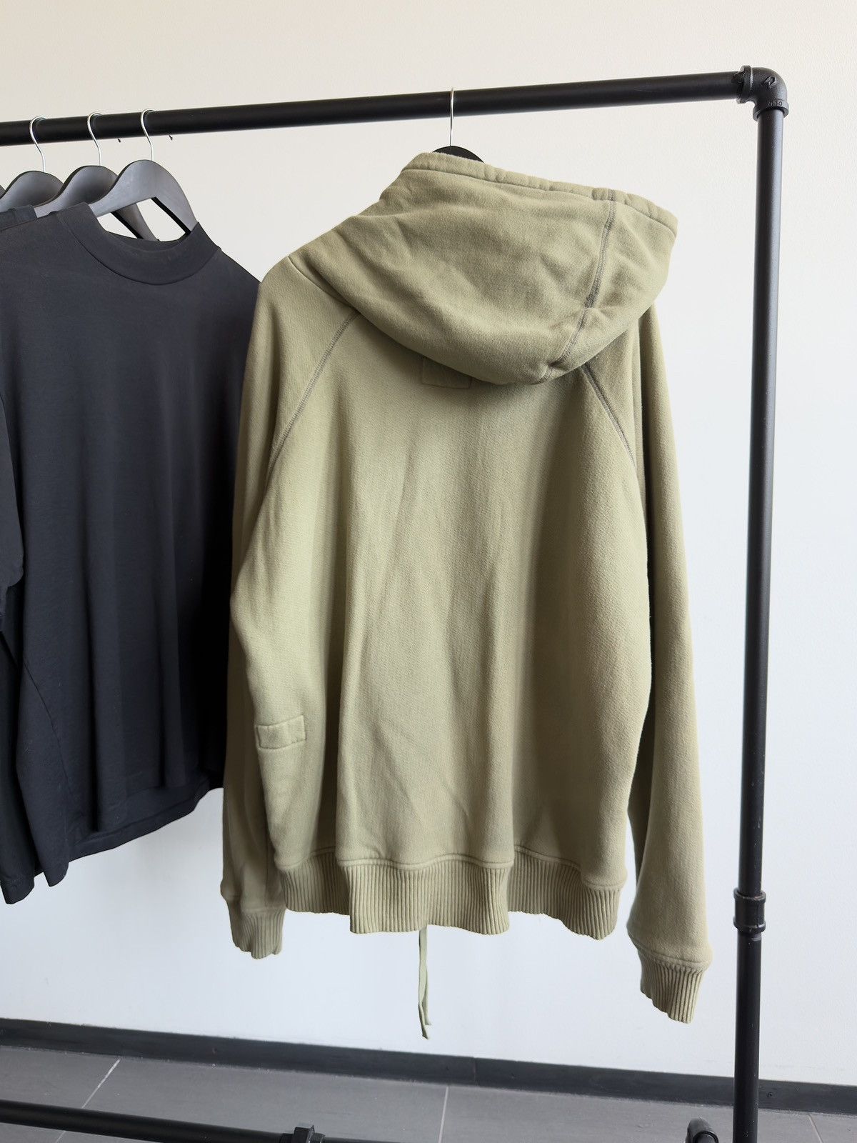 Greg Lauren Greg Lauren Thermal Reconstructed Faded Zip Up Hoodie Size US XL / EU 56 / 4 - 5 Thumbnail