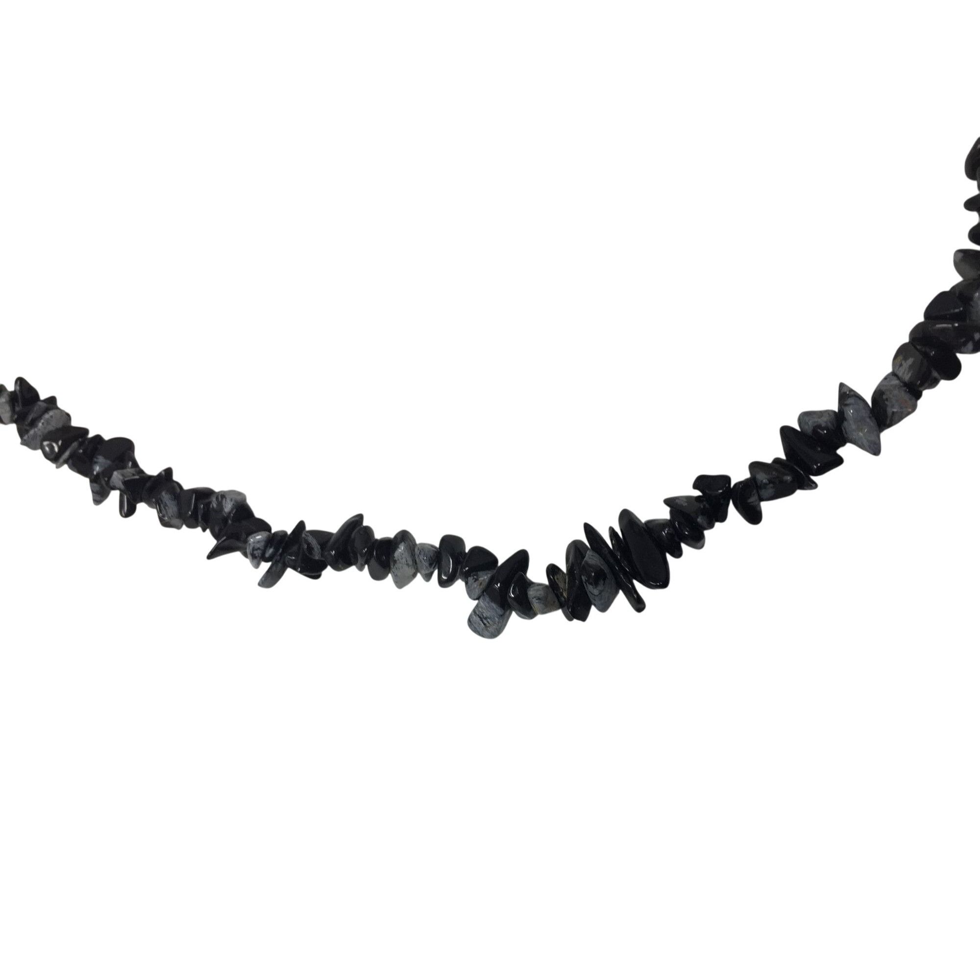 Other Womens Black and Grey Gemstone Chip/Shell Necklace Size ONE SIZE - 3 Thumbnail