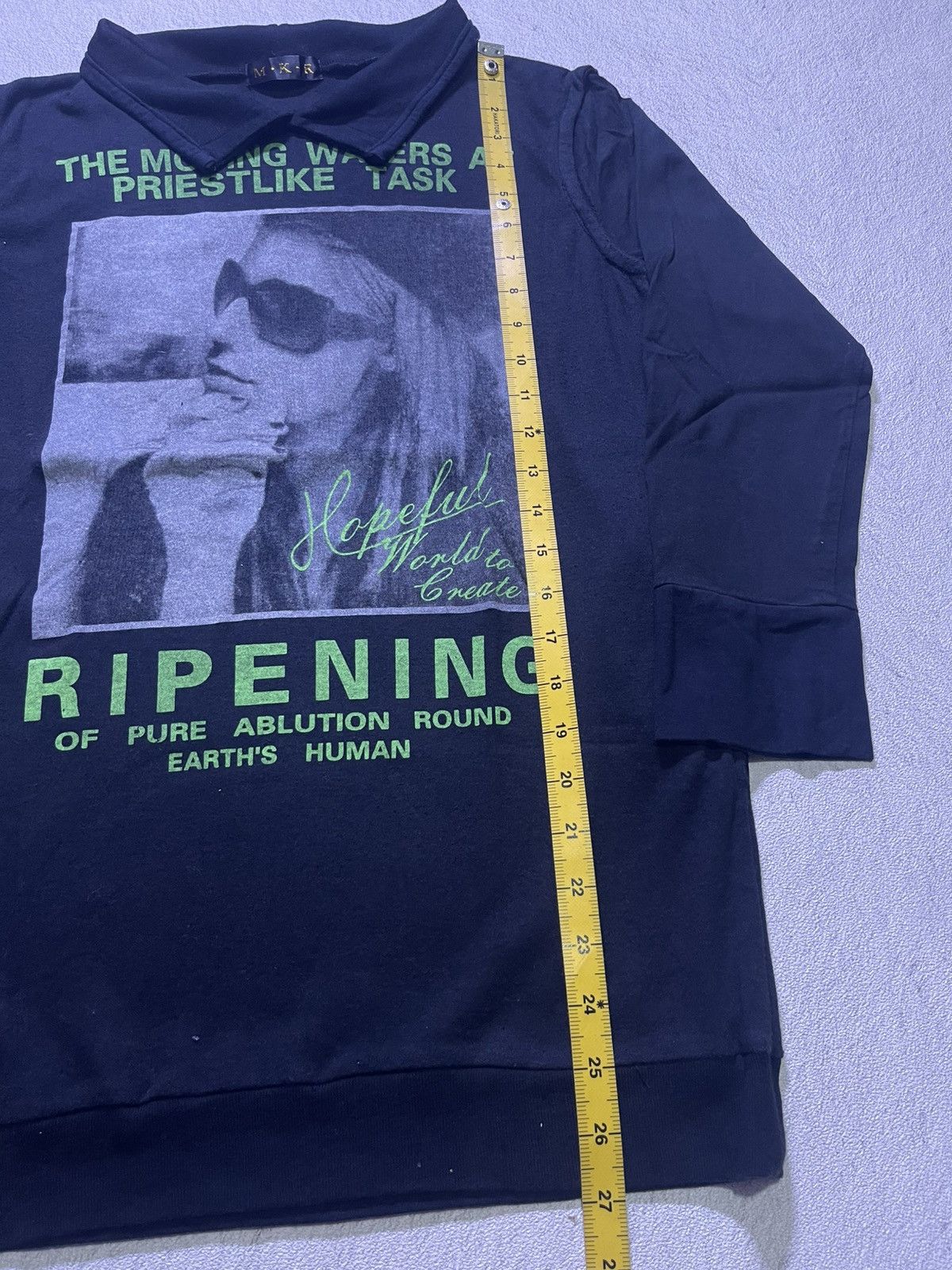 Japanese Brand VINTAGE Y2K M.K.R long sleeve tshirt Size US M / EU 48-50 / 2 - 8 Thumbnail