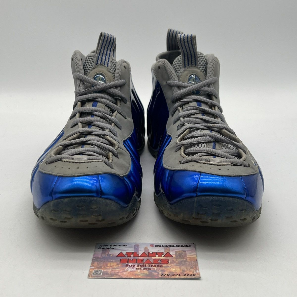 Nike Air Foamposite one sport blue Size US 13 / EU 46 - 2 Thumbnail
