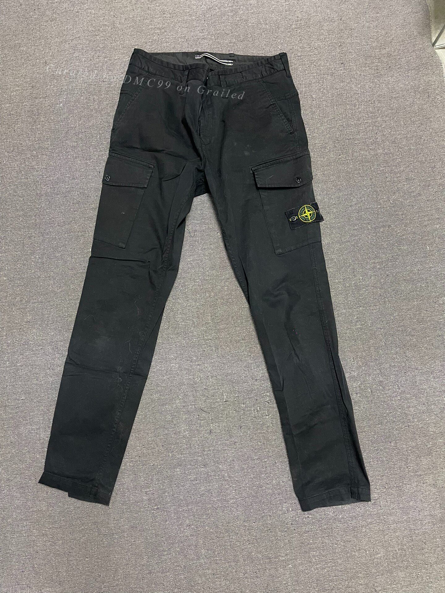 Stone Island Stone Island Black Cargo Pants Size US 32 / EU 48 - 1 Thumbnail