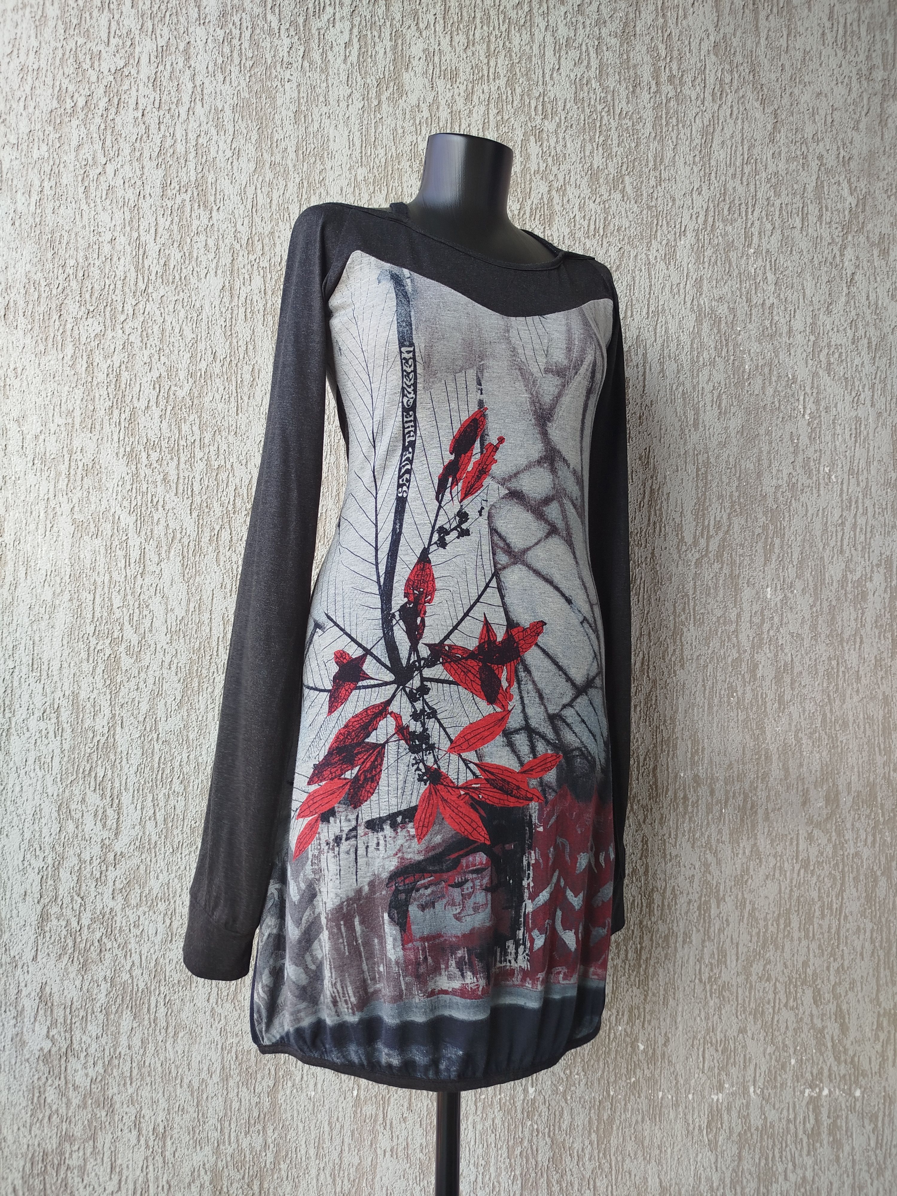 Jean Paul Gaultier Save The Queen Dress Long Sleeve Graphic Lined Size M Size M / US 6-8 / IT 42-44 - 4 Thumbnail