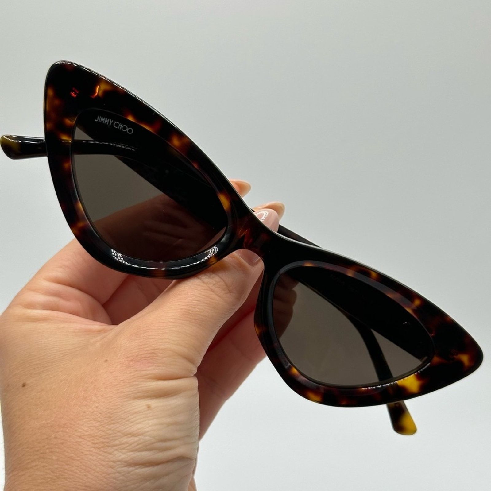 Jimmy Choo NEW JIMMY CHOO ADDY/S 0086 70 Havana/Brown Women Sunglasses Size ONE SIZE - 8 Thumbnail