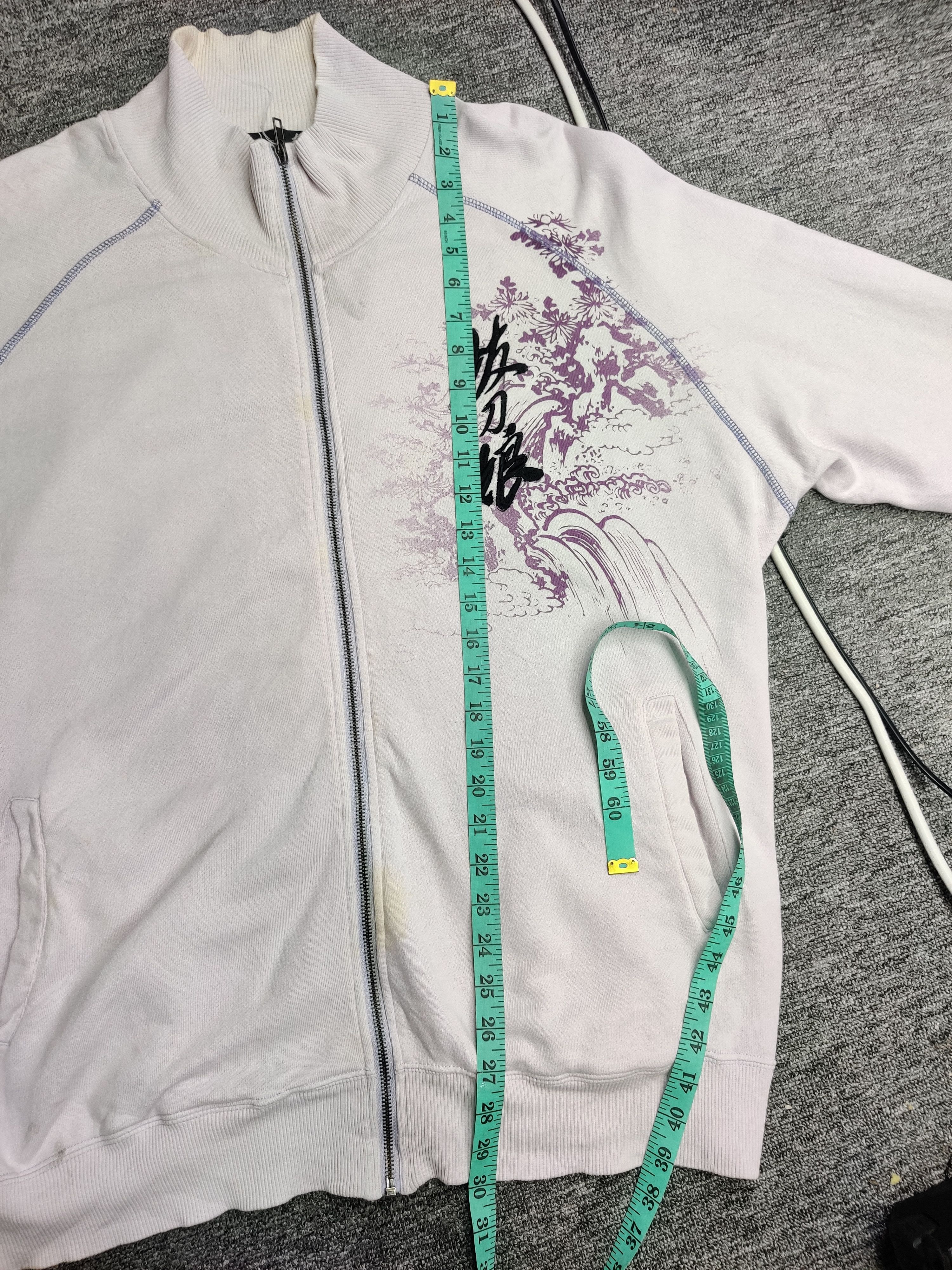 Japanese Brand Divine Retribution Geisha Samurai Sukajan Zip Up Sweater Size US XXL / EU 58 / 5 - 11 Thumbnail
