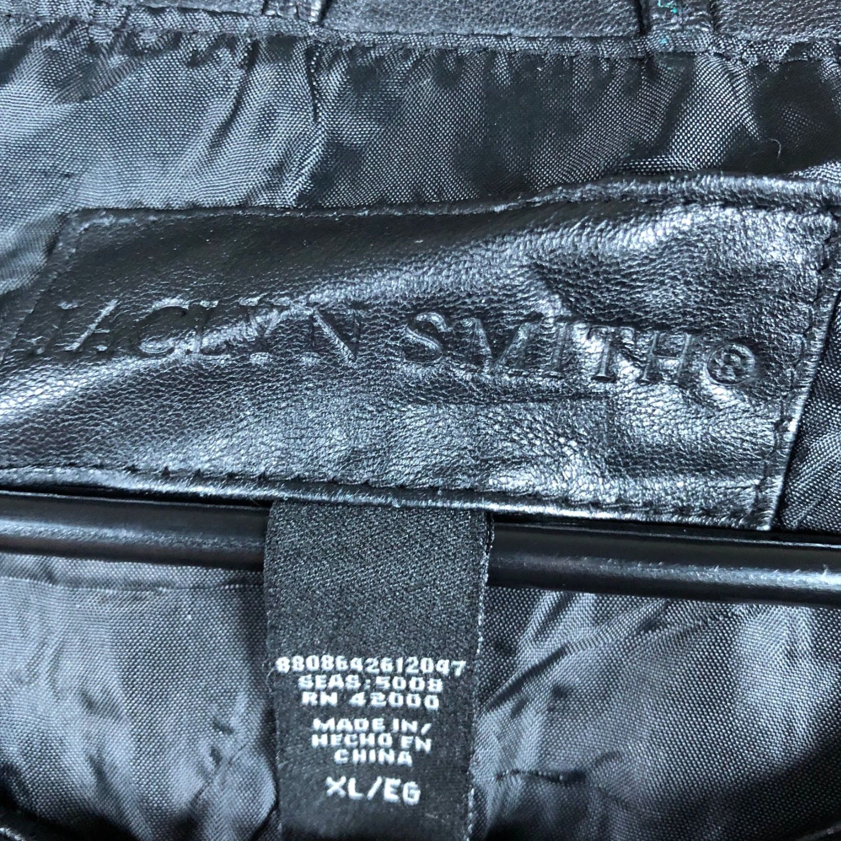 Vintage Jaclyn Smith Womens Jacket Black Leather Full Zip Pockets XL Size XL / US 12-14 / IT 48-50 - 6 Thumbnail