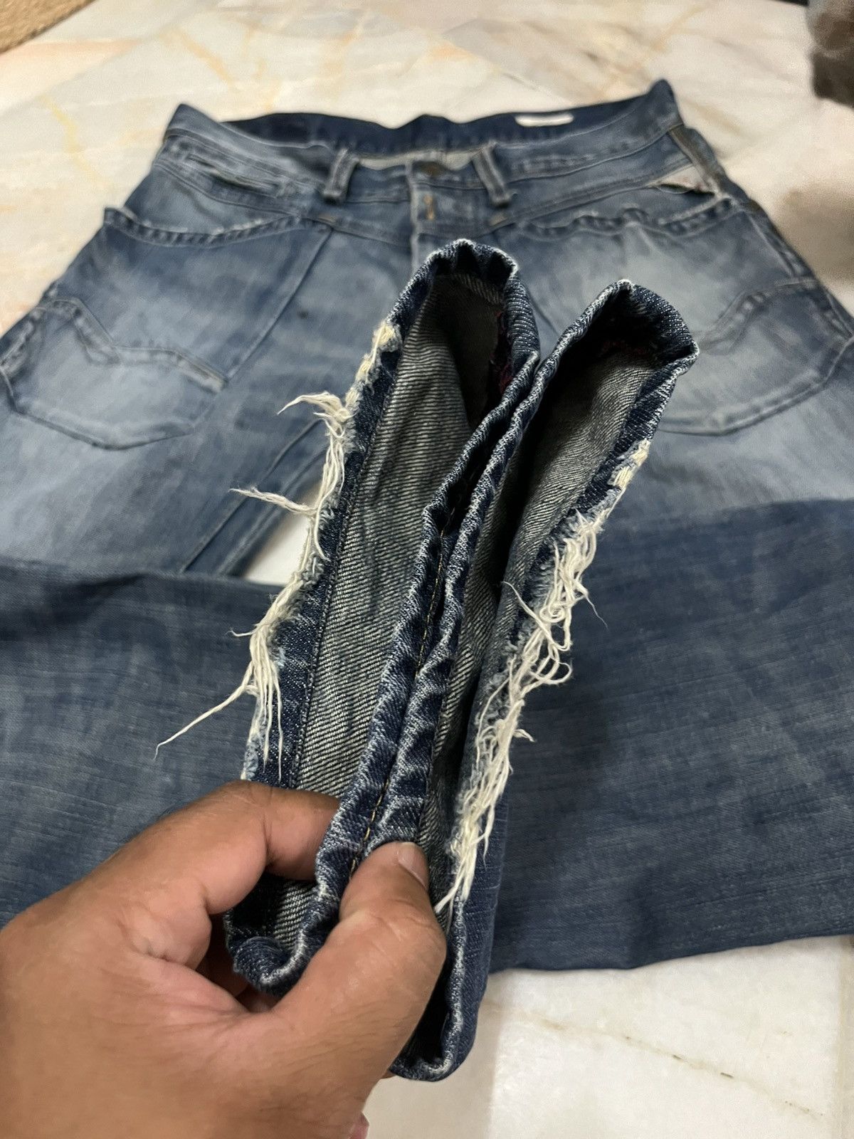Replay REPLAY JEANS DISTRESSED Size US 33 - 15 Thumbnail